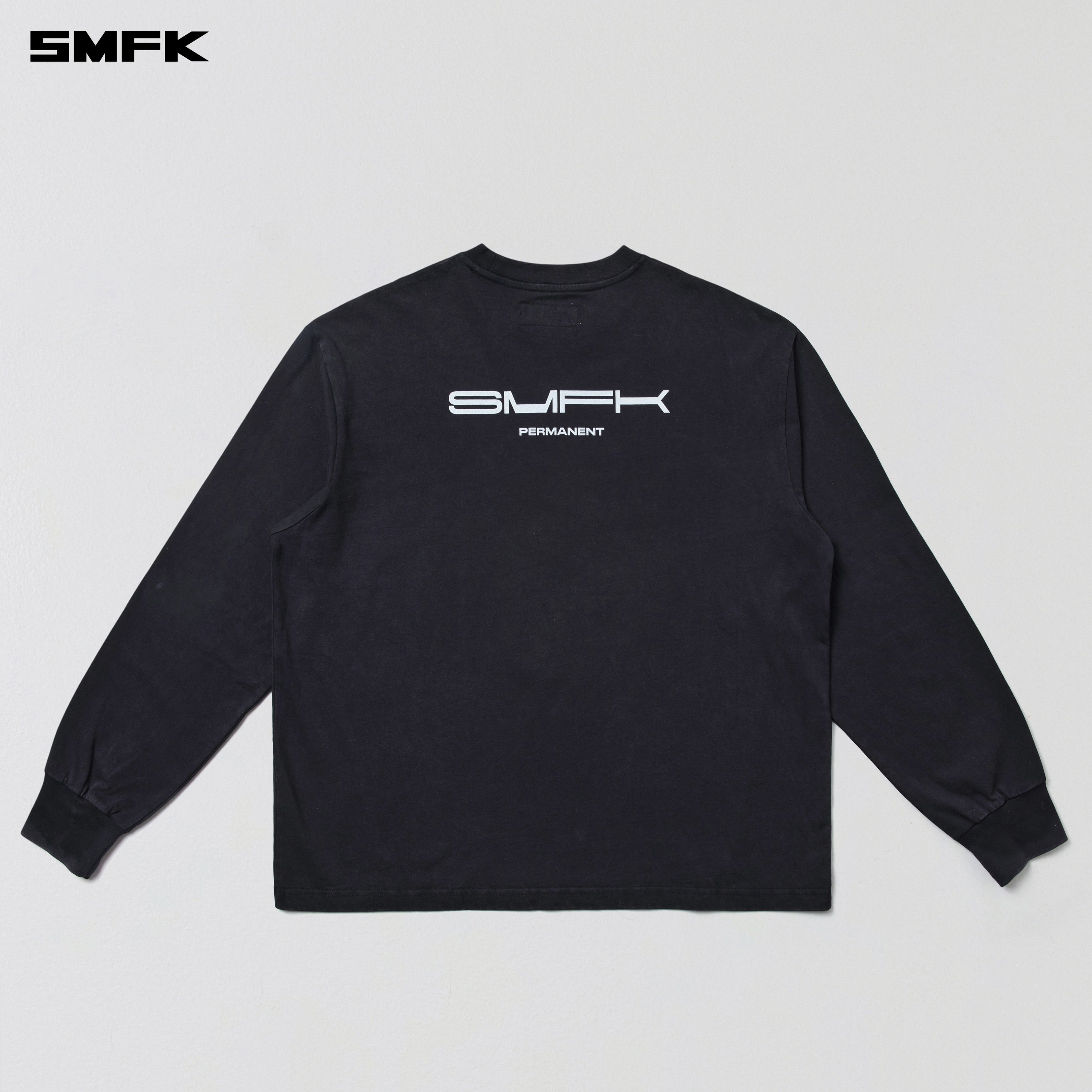 COMPASS MODE MASSIVE PULLOVER-PERMANENT/COTTON WILD BLACK