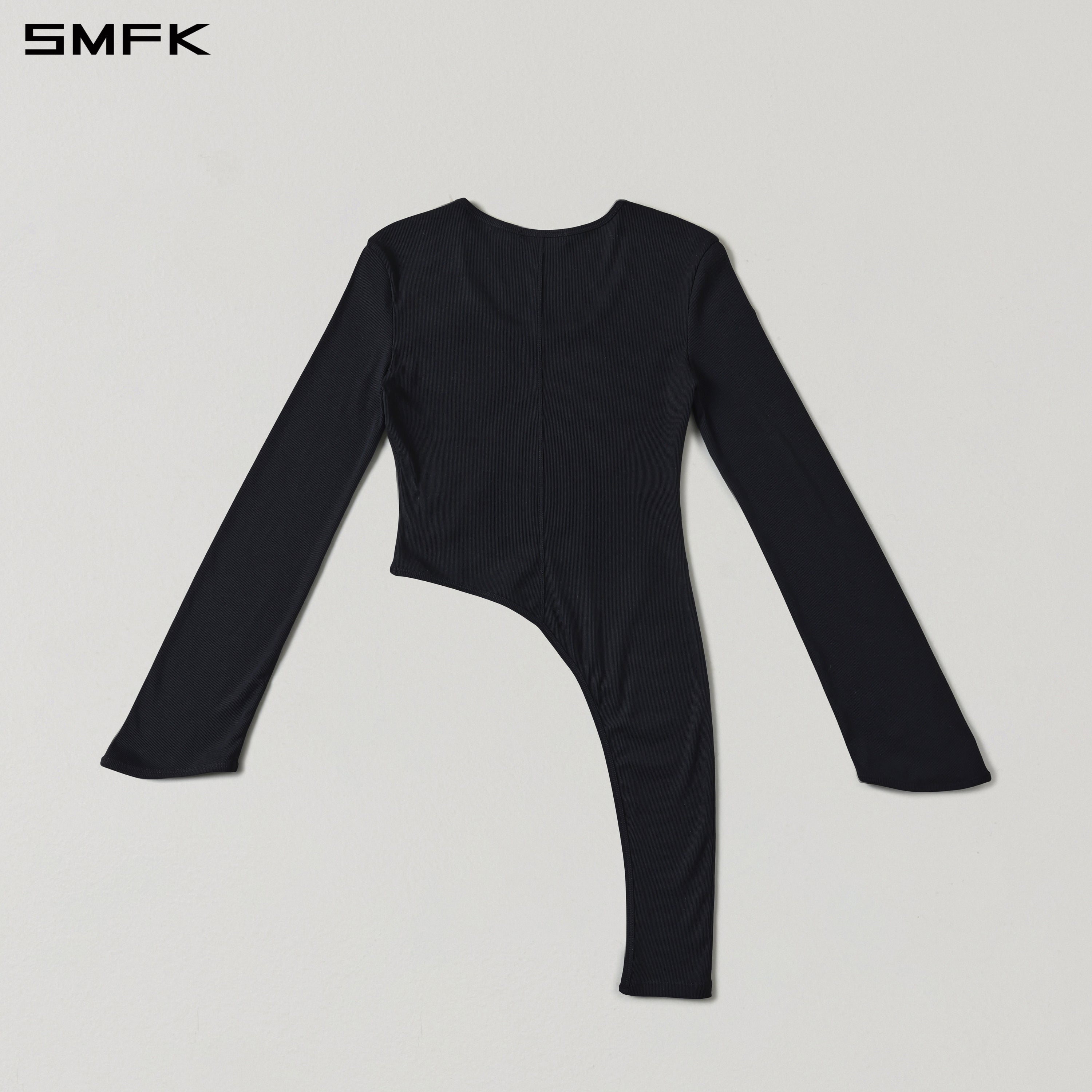 MYTH AEOLUS SLIM PULLOVER/COTTON+FIBER+ACRYLIC+SILK WILD BLACK