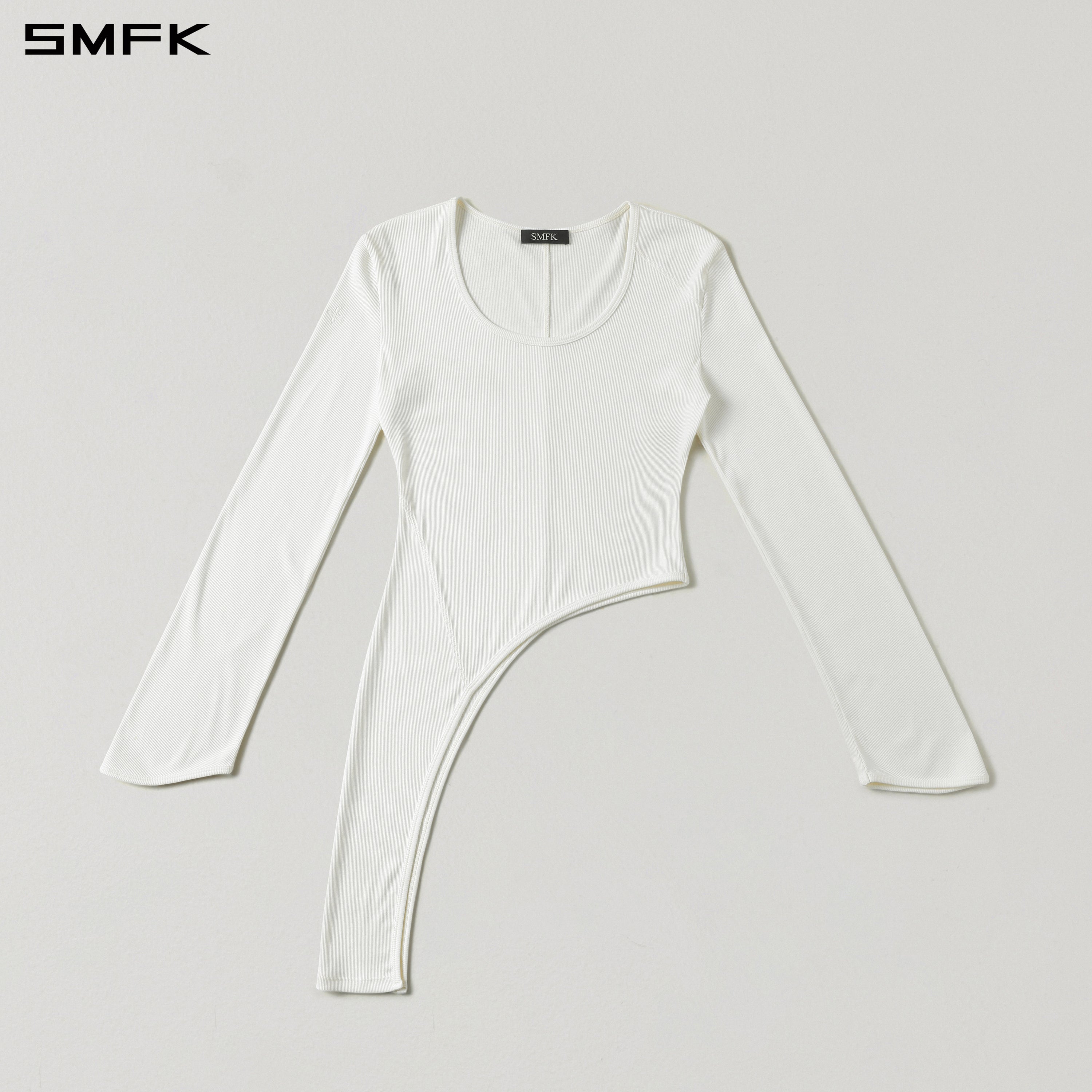 MYTH AEOLUS SLIM PULLOVER/COTTON+FIBER+ACRYLIC+SILK CLOUD WHITE