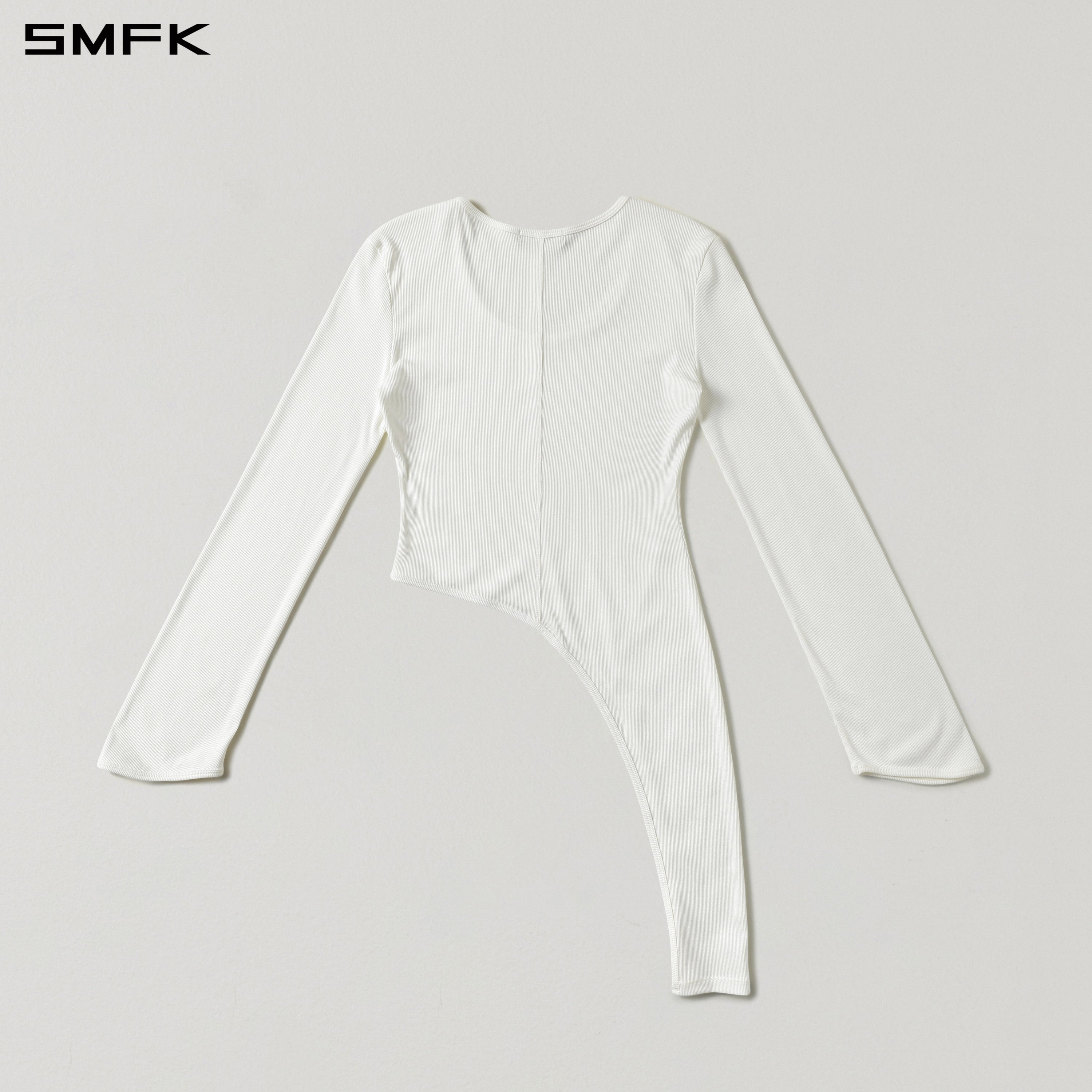 MYTH AEOLUS SLIM PULLOVER/COTTON+FIBER+ACRYLIC+SILK CLOUD WHITE