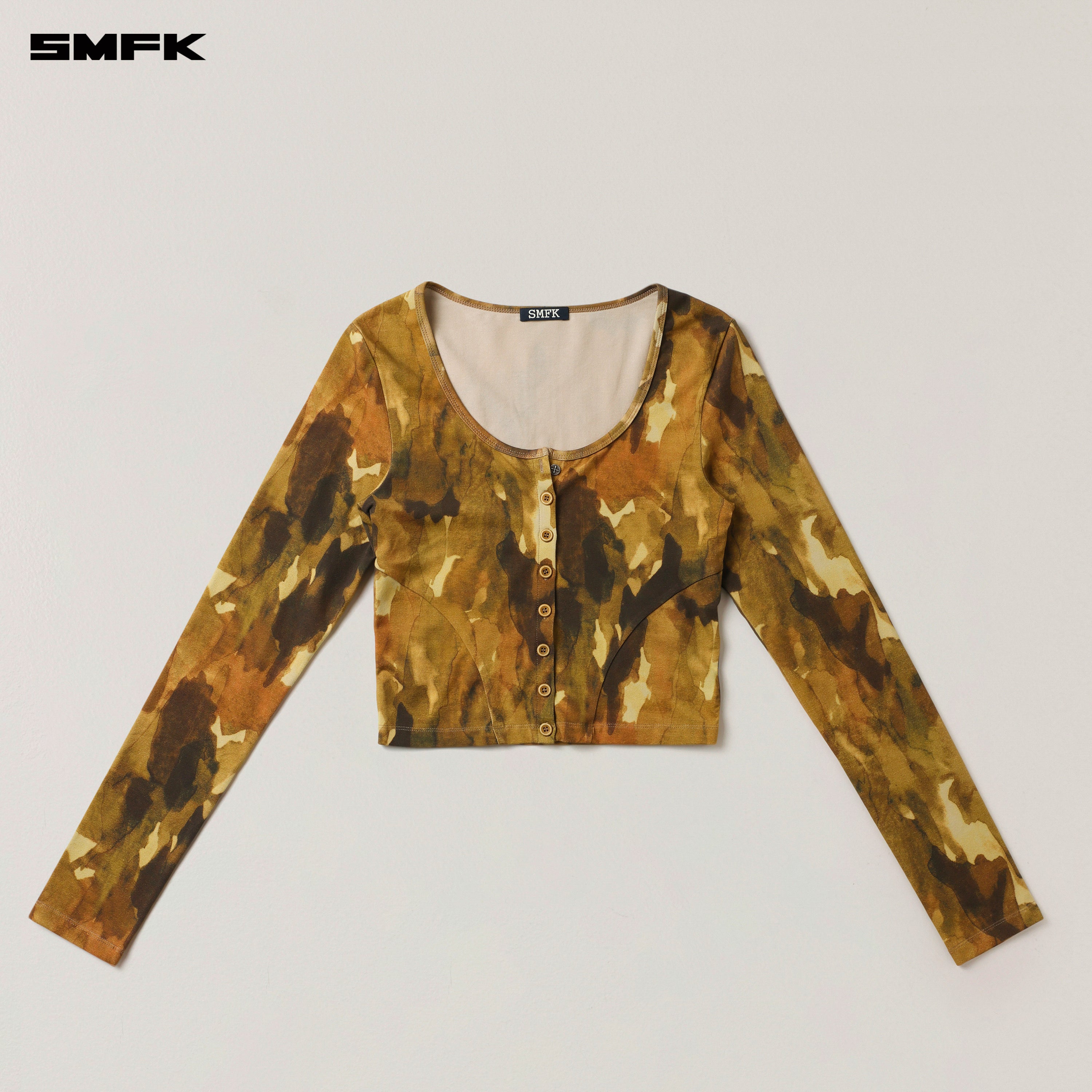 VINTAGE HURRICANE FADE BODY CARDIGAN CHINESE INK CAMOUFLAGE