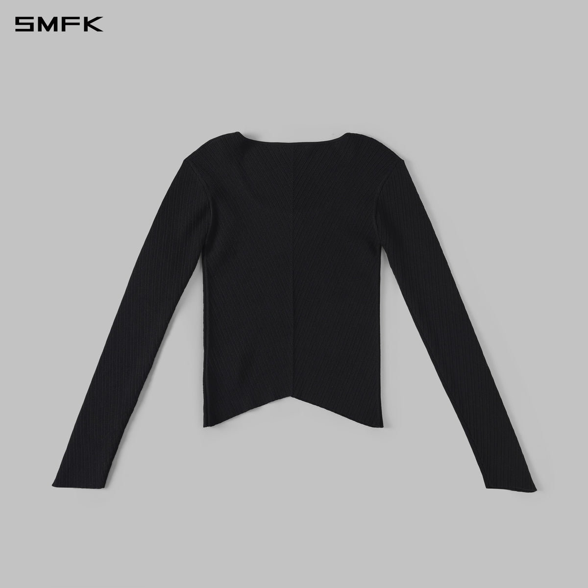 MYTH SEER KNIT PULLOVER/SILK+LENZING TENCEL+COTTON WILD BLACK