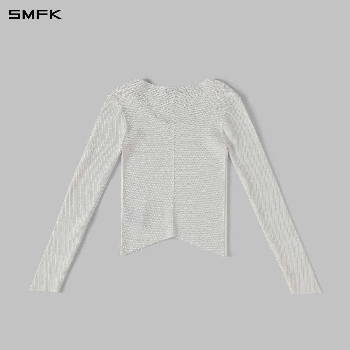 MYTH SEER KNIT PULLOVER/SILK+LENZING TENCEL+COTTON CLOUD WHITE