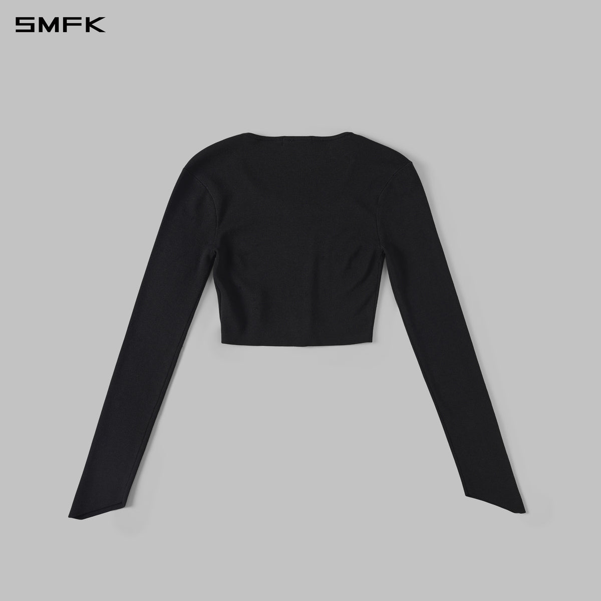 MYTH SIREN EVENING SHORT KNIT PULLOVER/TENCEL+SILK WILD BLACK