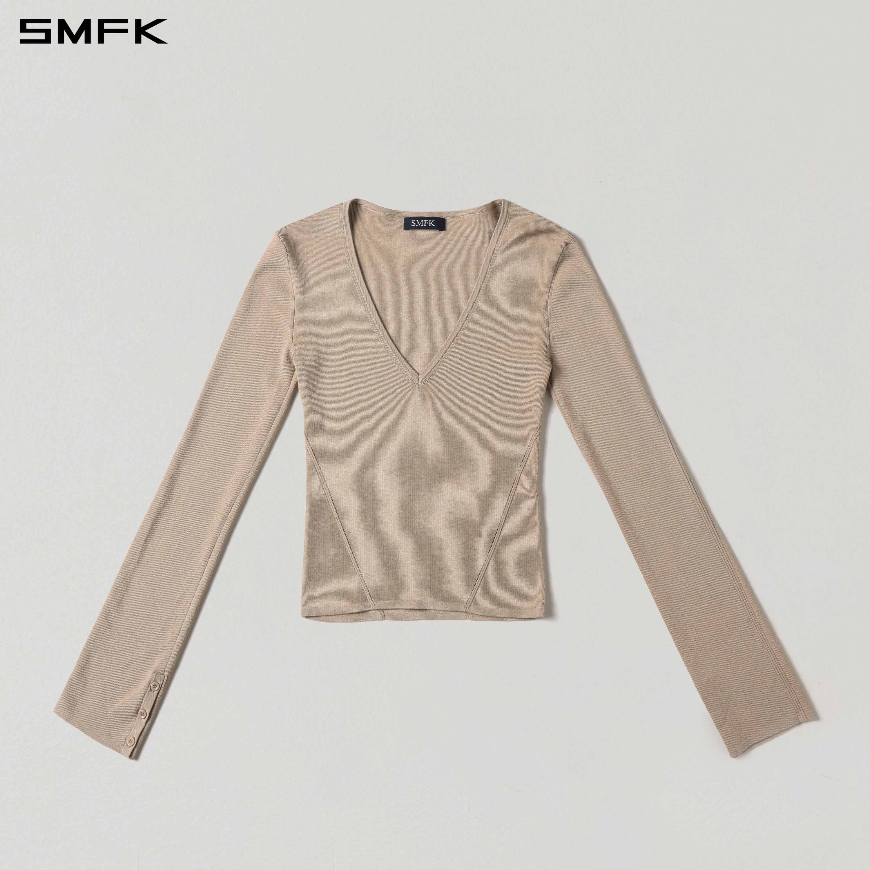 MYTH SIREN EVENING SLIM KNIT PULLOVER/TENCEL+SILK FRESH SKIN