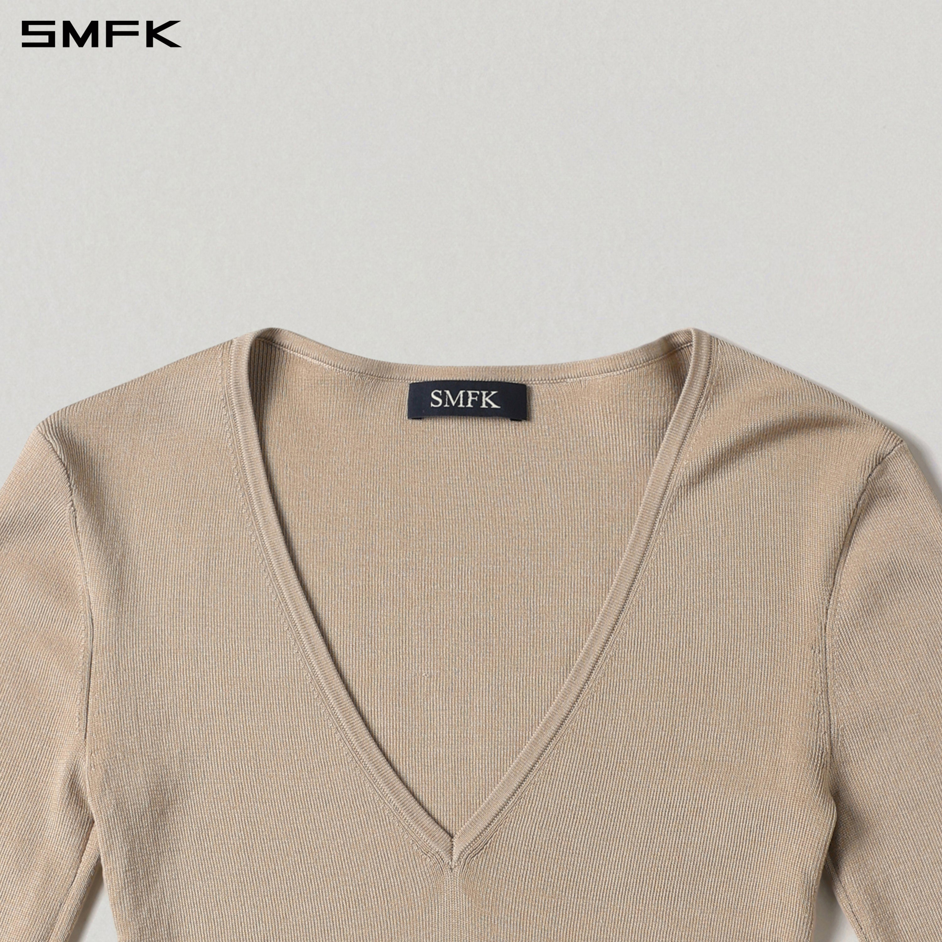 MYTH SIREN EVENING SLIM KNIT PULLOVER/TENCEL+SILK FRESH SKIN
