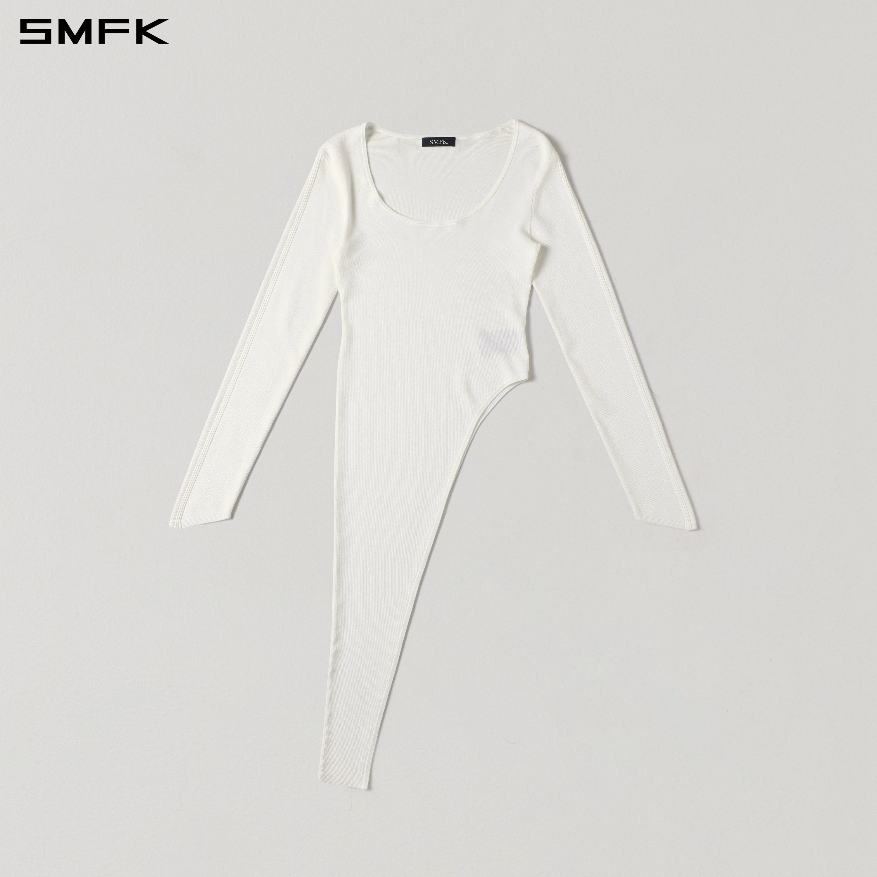 MYTH SIREN EVENING PULLOVER/TENCEL+SILK CLOUD WHITE