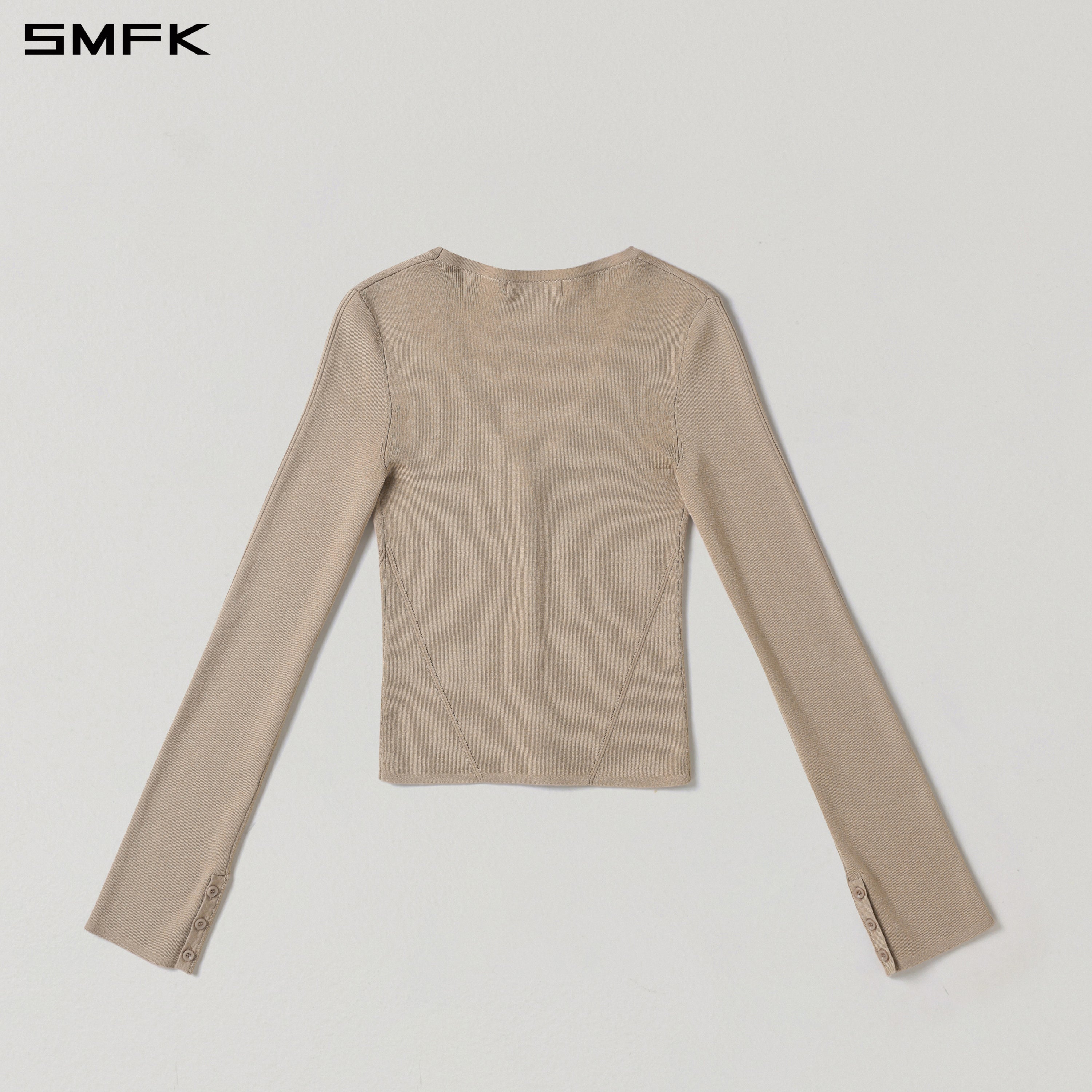 MYTH SIREN EVENING SLIM KNIT CARDIGAN/TENCEL+SILK FRESH SKIN
