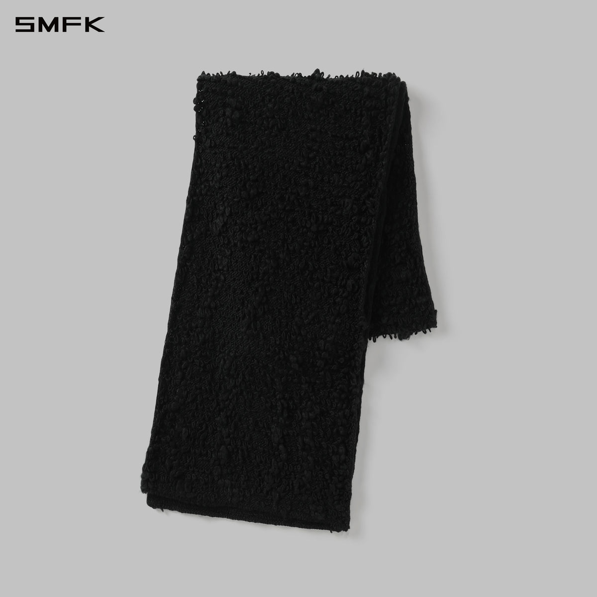 PLAID LONG SCARF WILD BLACK