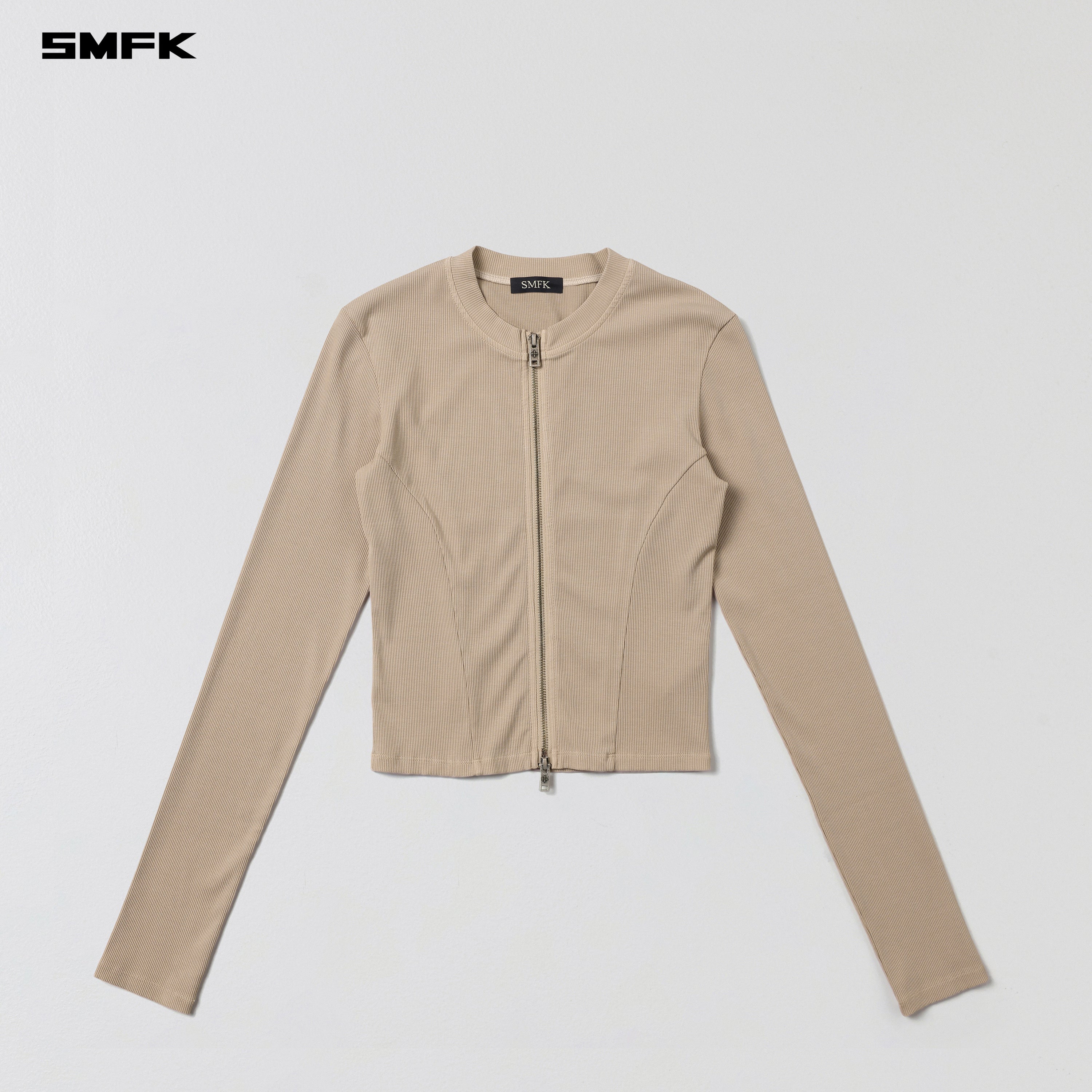 VINTAGE NOMADIC SILK ZIP PULLOVER/SILK COTTON FRESH SKIN