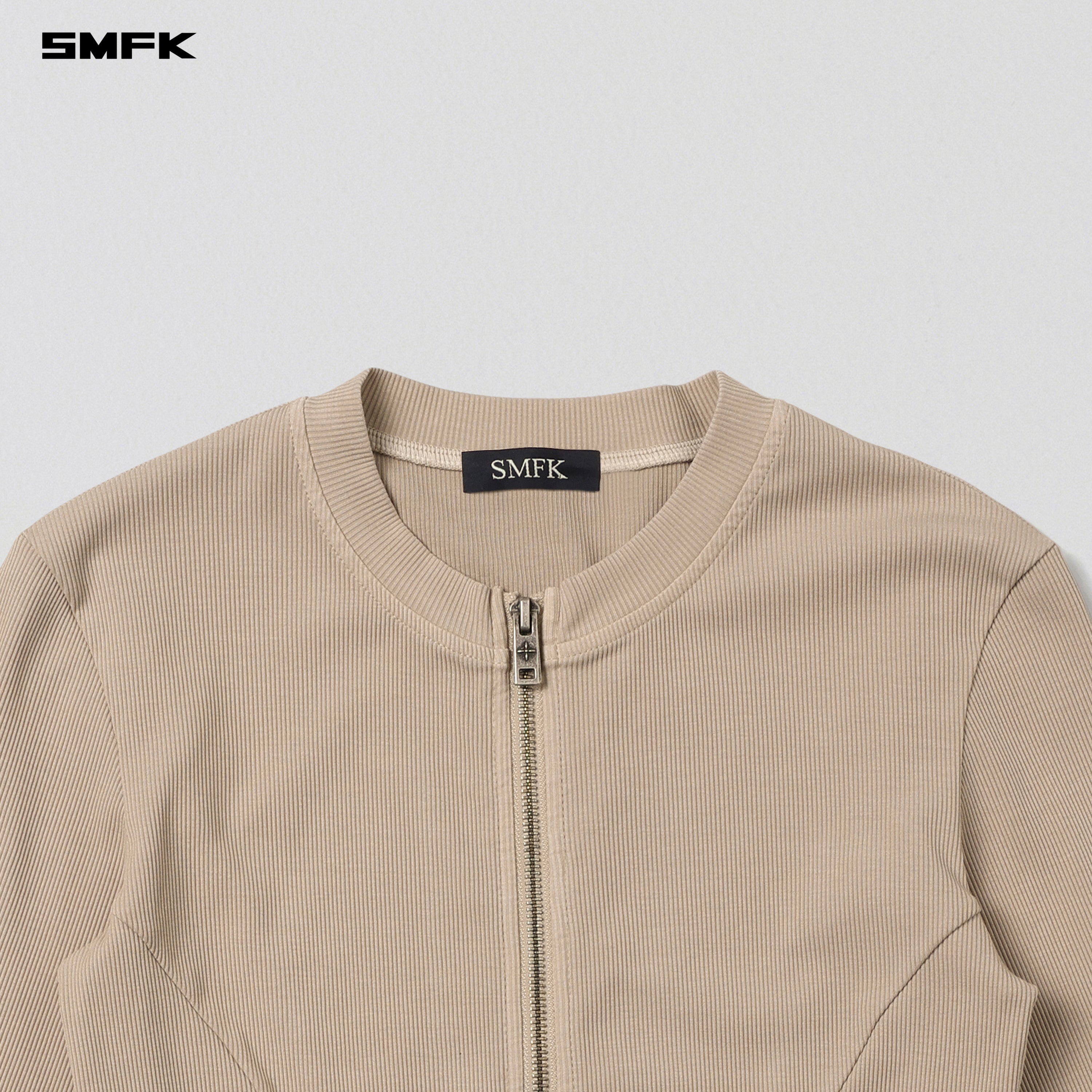 VINTAGE NOMADIC SILK ZIP PULLOVER/SILK COTTON FRESH SKIN