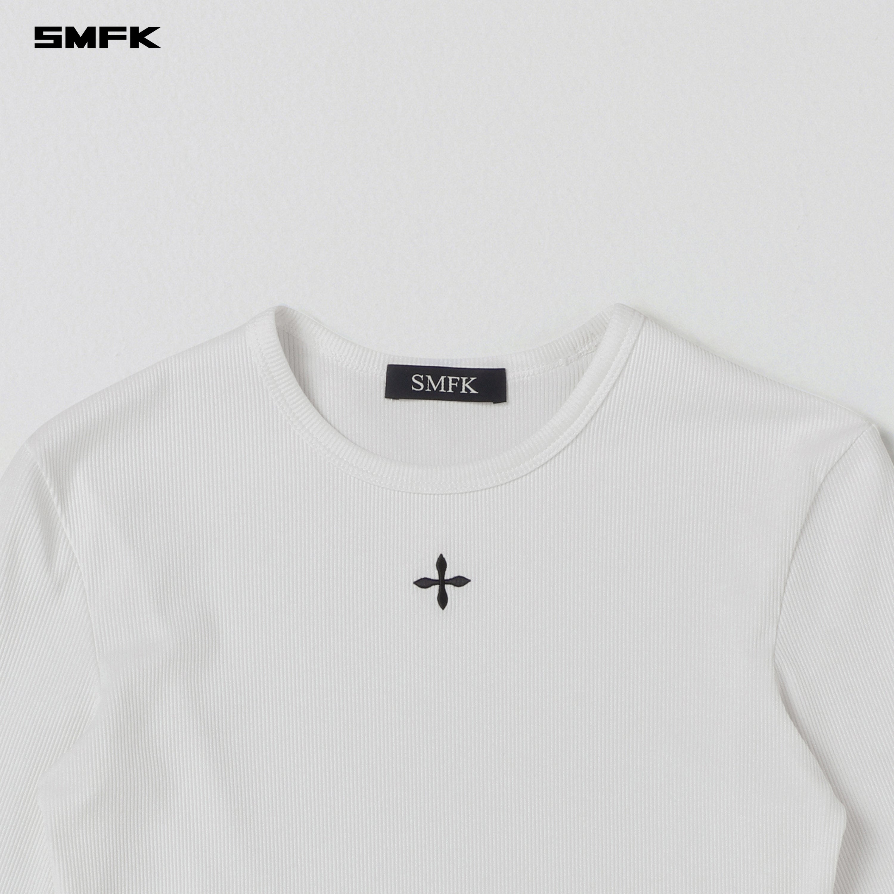 VINTAGE NOMADIC SLIM SILK PULLOVER/SILK COTTON CLOUD WHITE