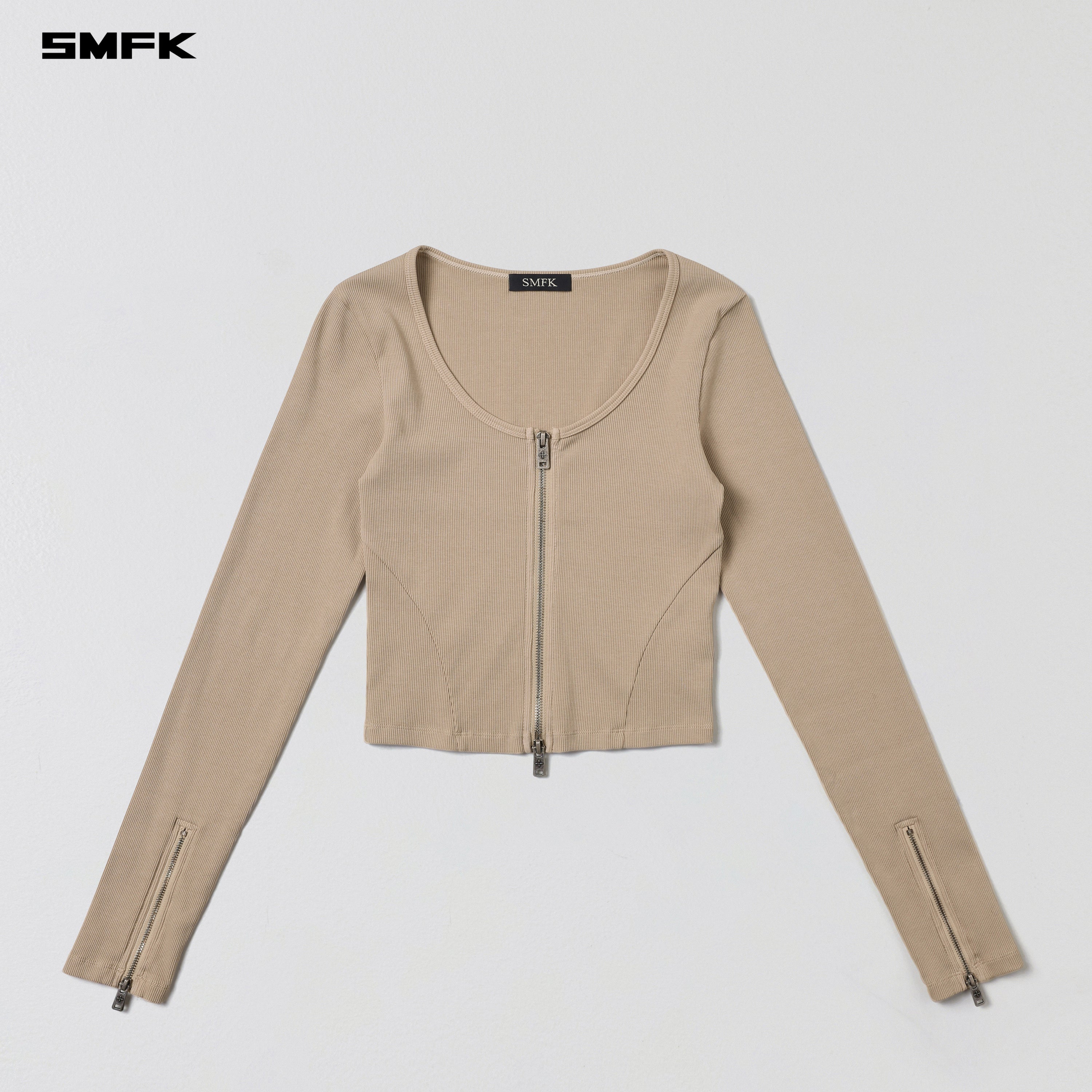 VINTAGE NOMADIC SLIM ZIP PULLOVER/LONG-STAPLE COTTON FRESH SKIN