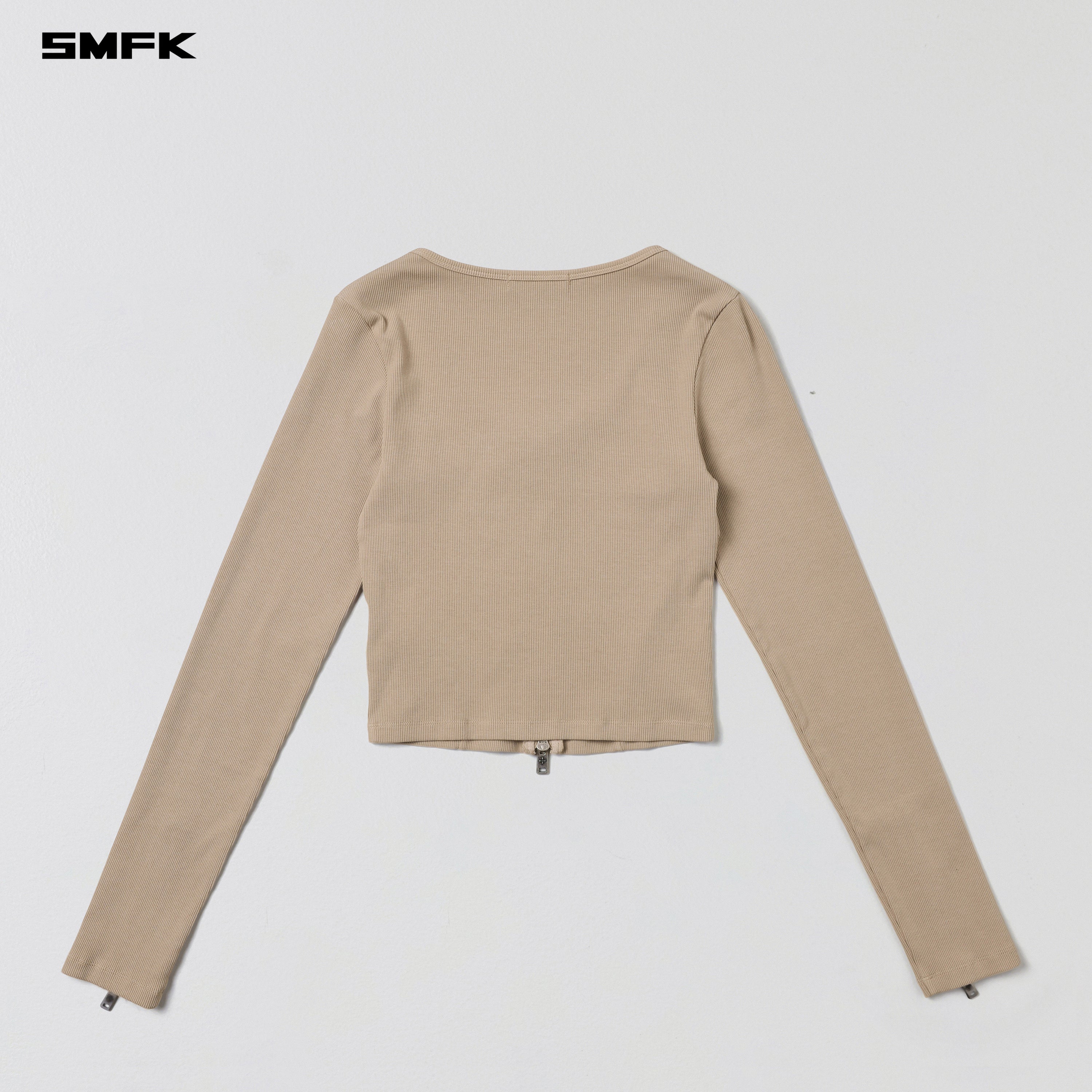 VINTAGE NOMADIC SLIM ZIP PULLOVER/LONG-STAPLE COTTON FRESH SKIN
