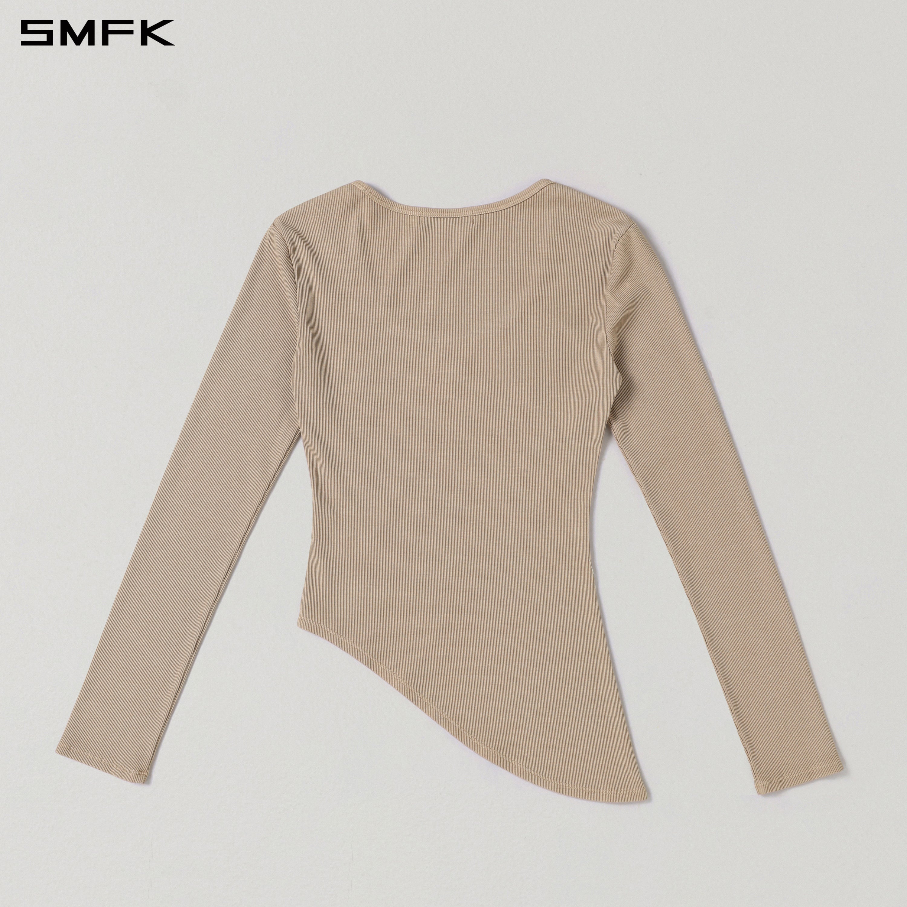 VINTAGE NOMADIC SILK ASYMMETRY PULLOVER/SILK+COTTON FRESH SKIN
