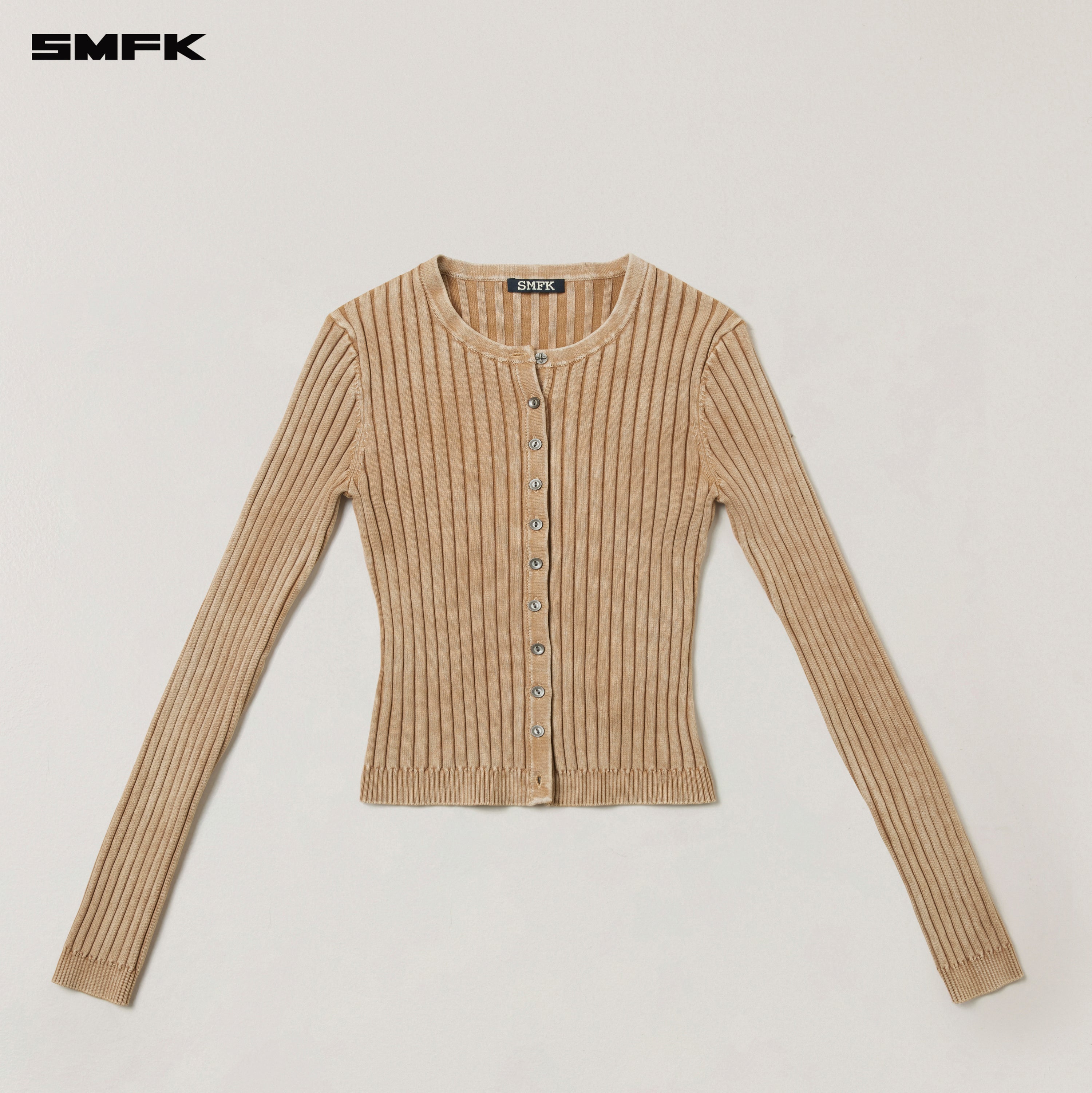 VINTAGE-SAVAGE KNIT CARDIGAN/STONE WASH VANISH SAND