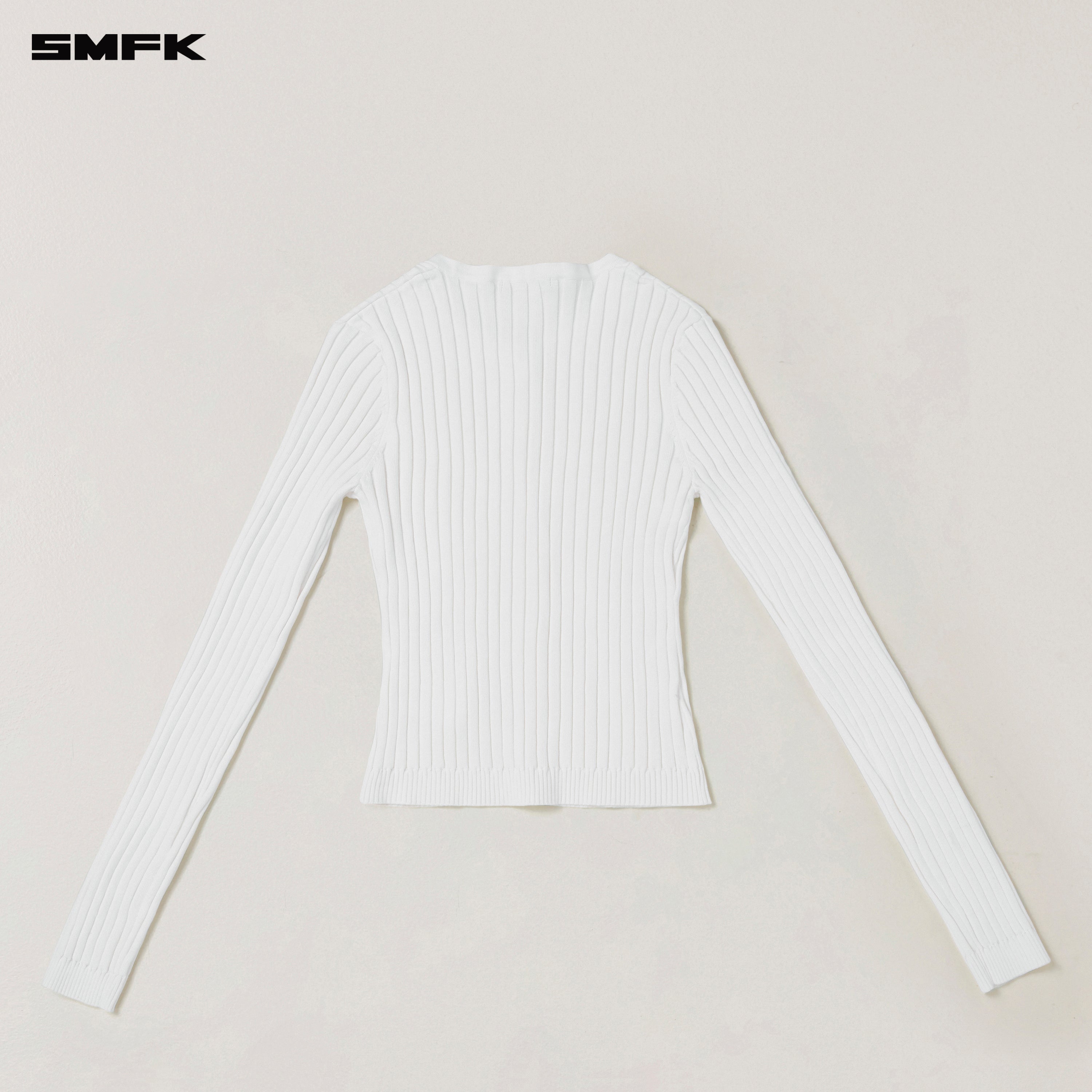 VINTAGE-SAVAGE KNIT CARDIGAN/STONE WASH SNOW MOUNTAIN WHITE