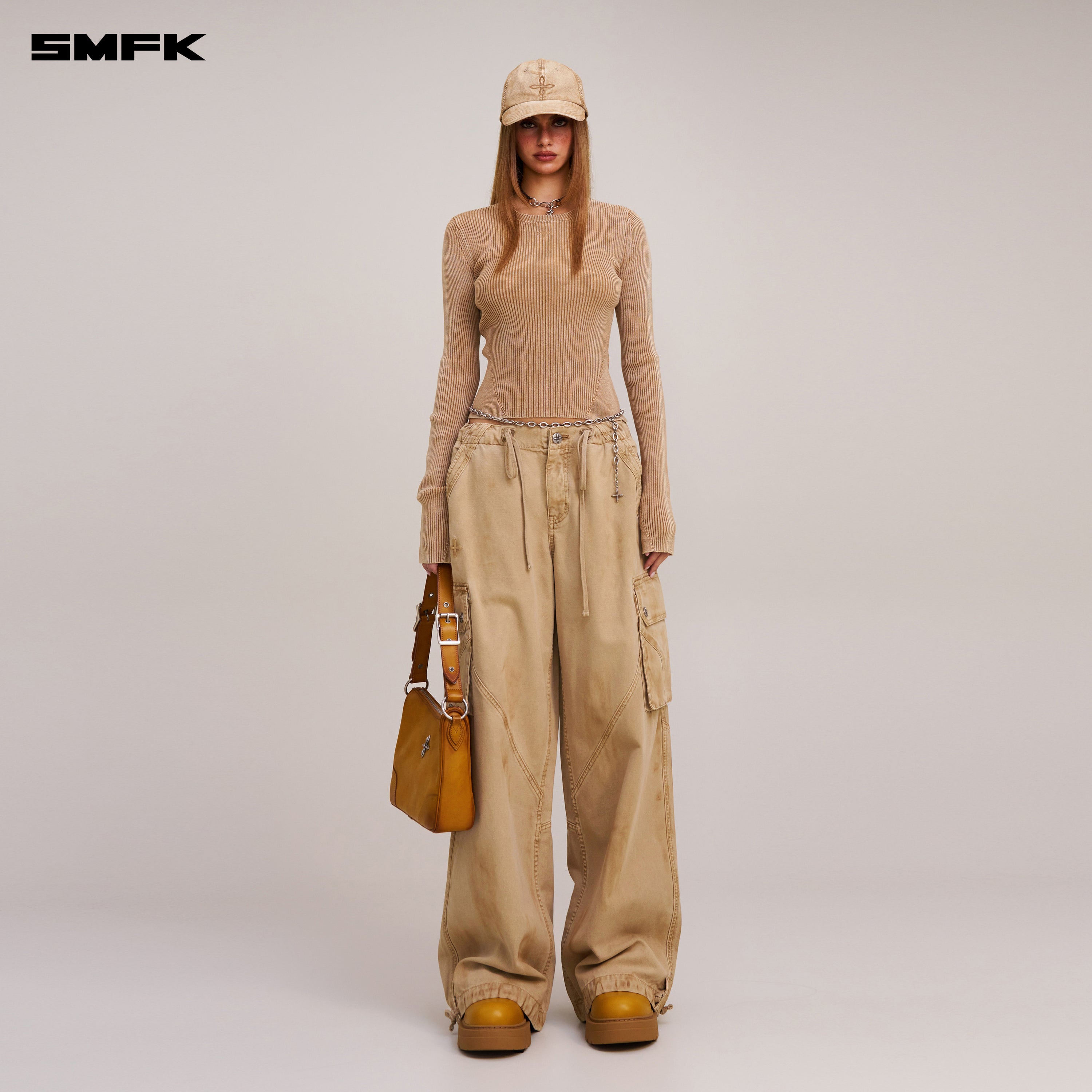 VINTAGE-SAVAGE KNIT PULLOVER/STONE WASH VANISH SAND