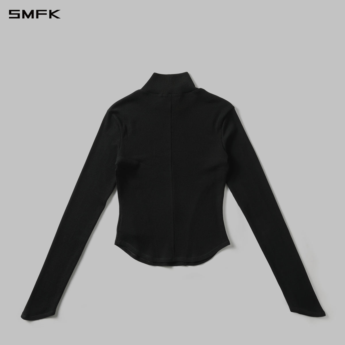 VINTAGE NOMADIC HIGH NECK DIVA LONG-SLEEVED TOP/WOOL WILD BLACK