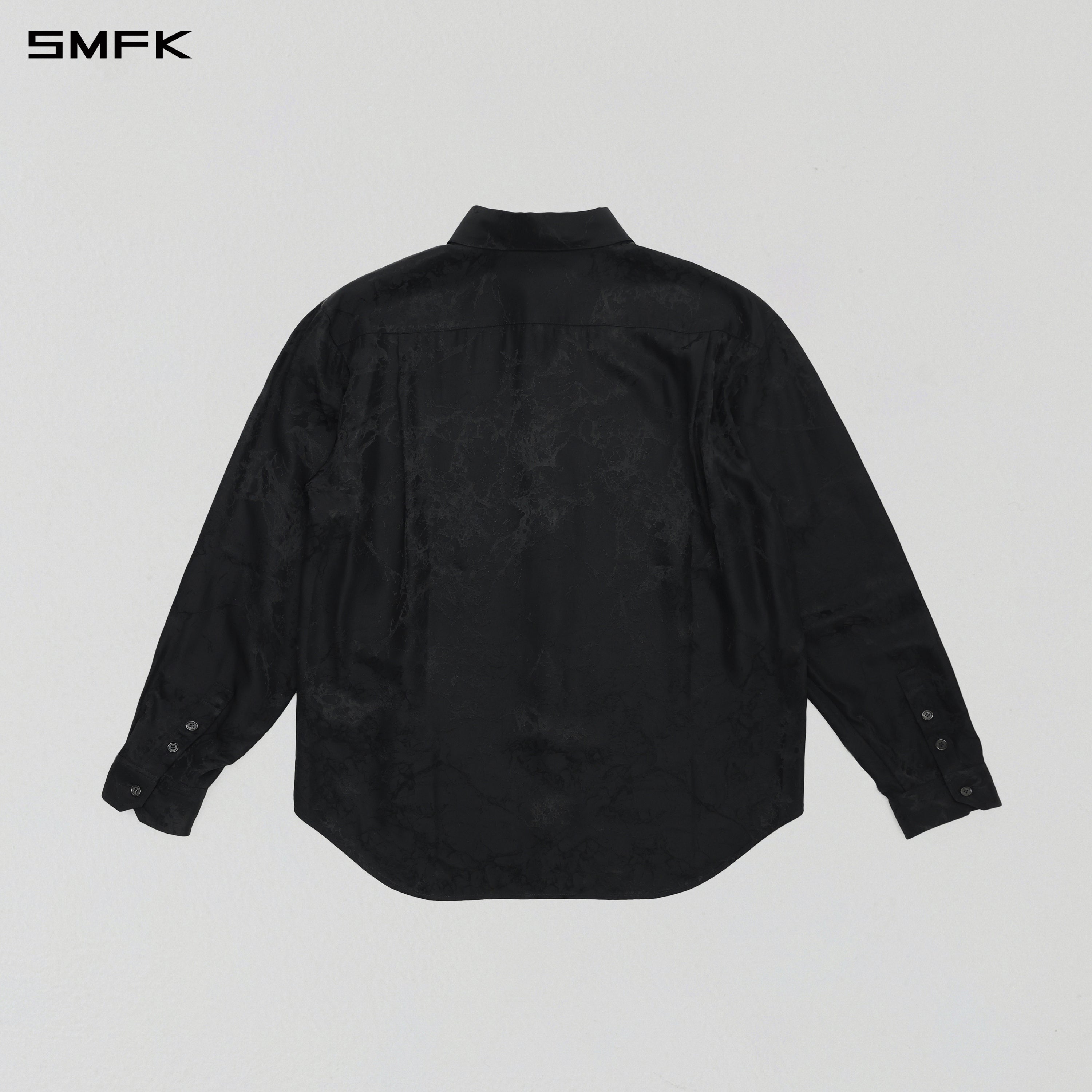 PERMANENT FORMAL SHIRT/ACETATE+VISCOSE/U MIDNIGHT BLACK