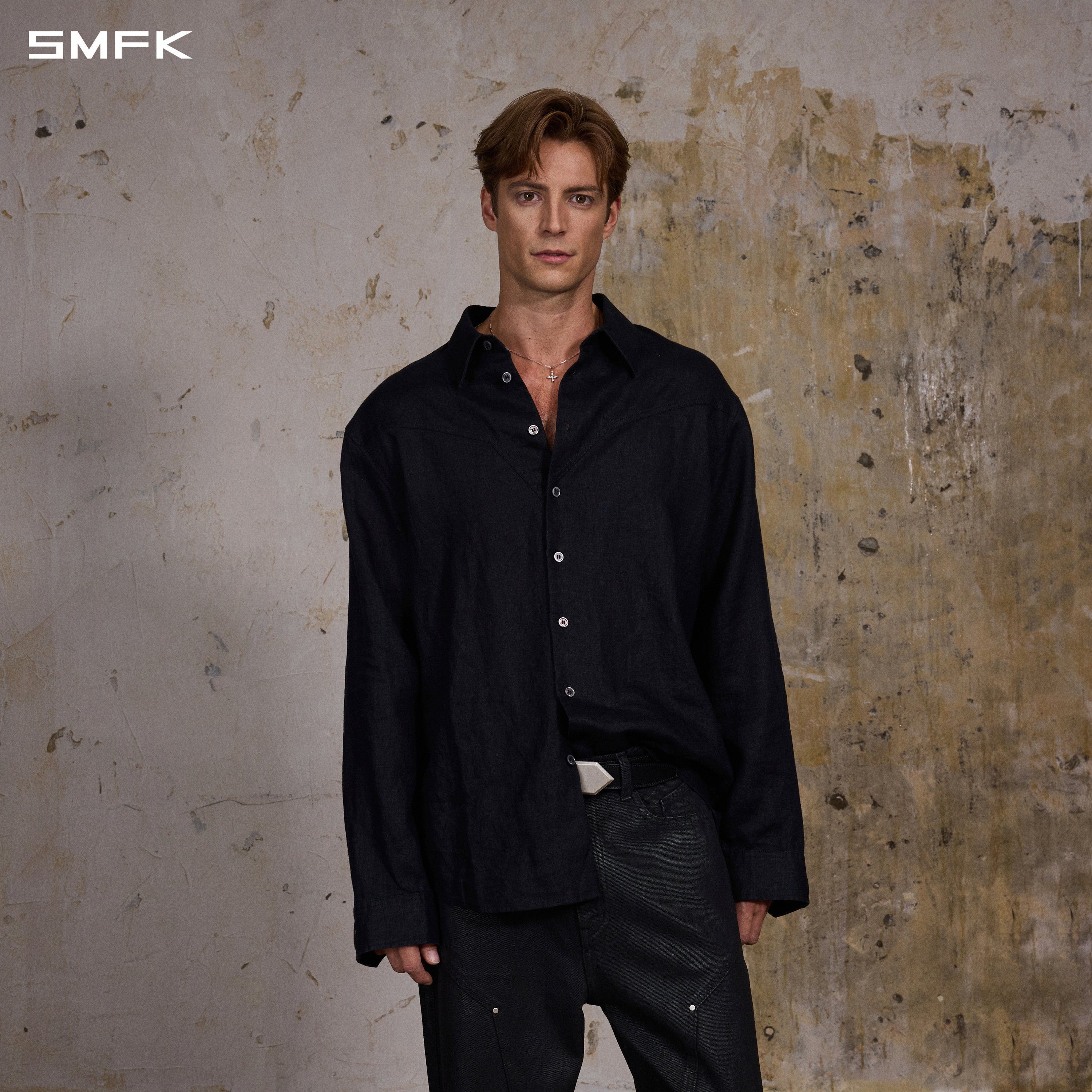 PERMANENT FORMAL SHIRT/U MIDNIGHT BLACK