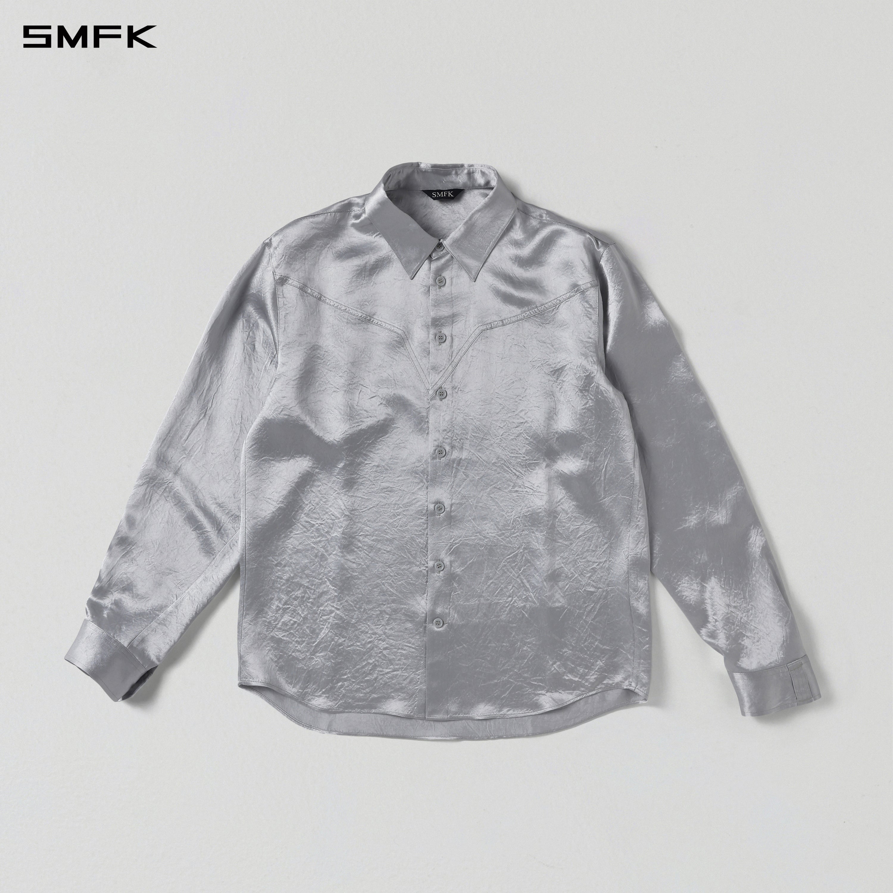 PERMANENT FORMAL SHIRT/ACETATE/U GLACIER GREY