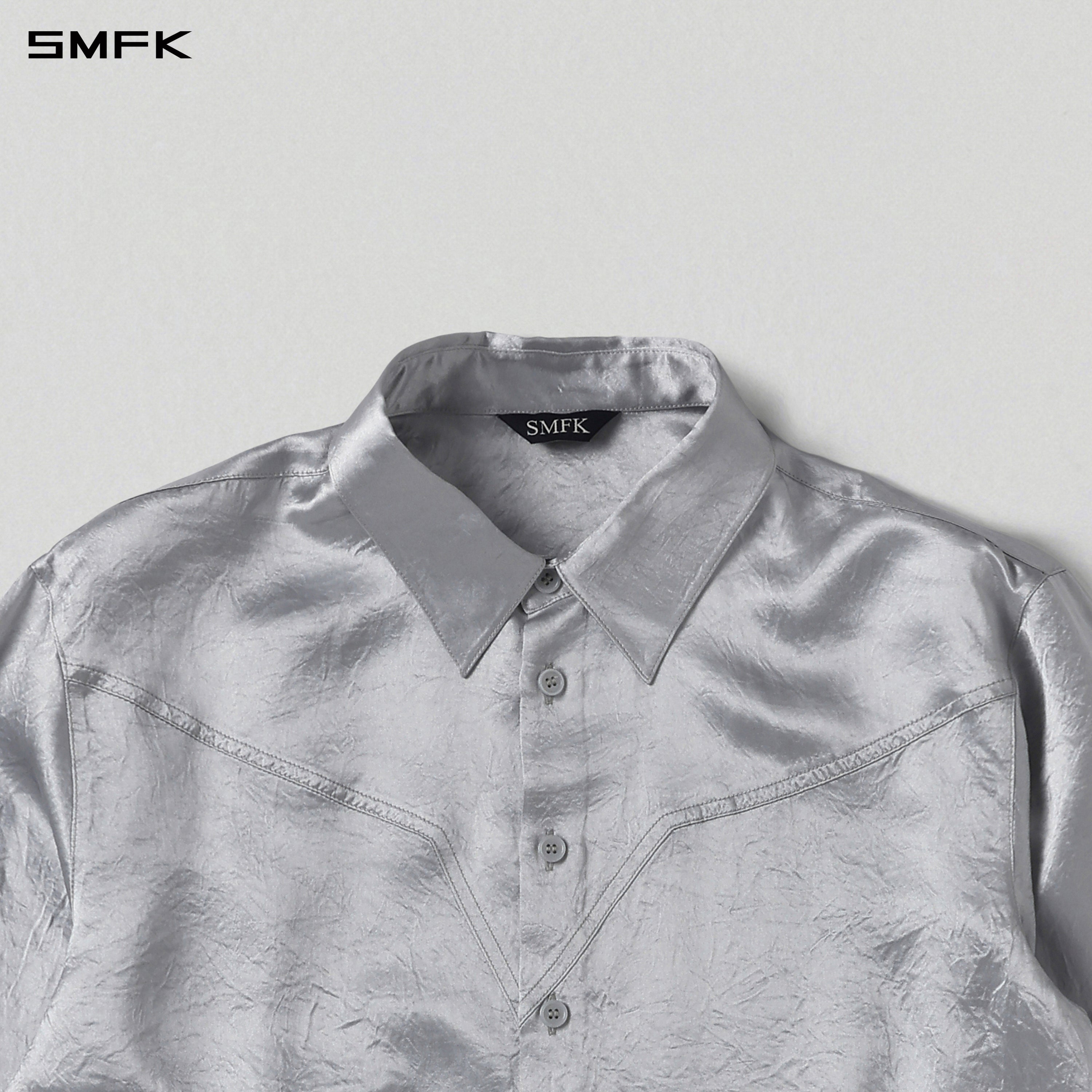 PERMANENT FORMAL SHIRT/ACETATE/U GLACIER GREY