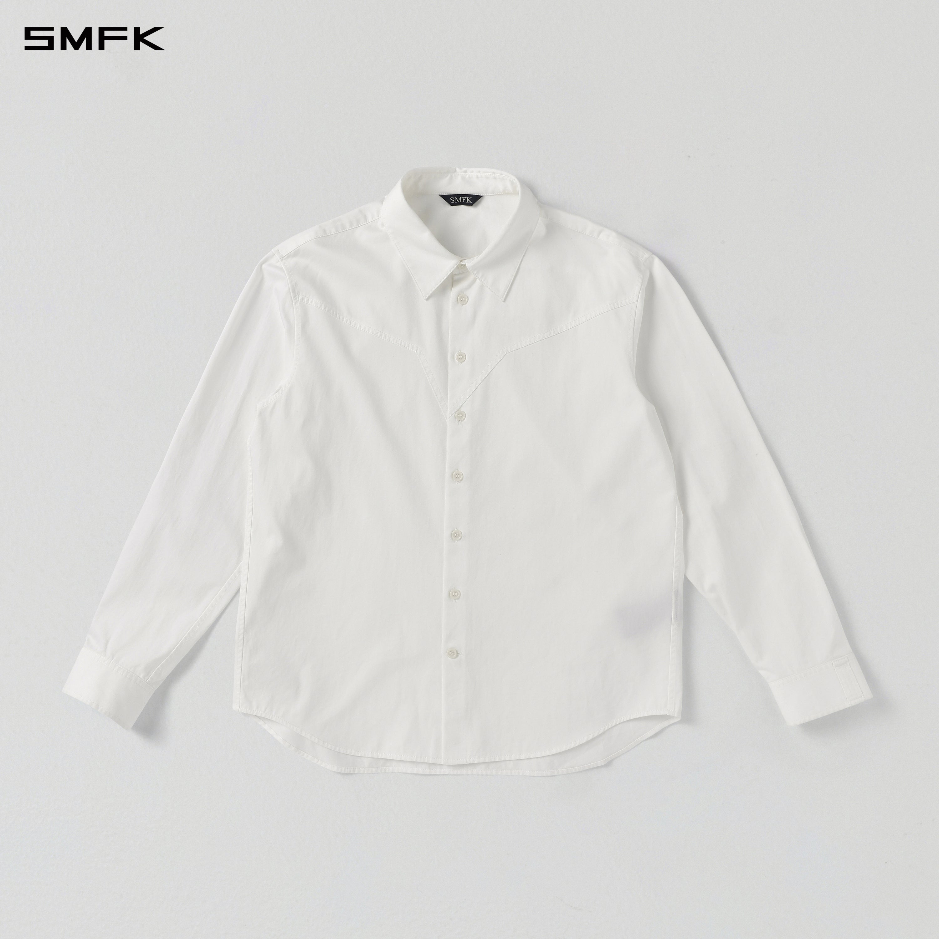 PERMANENT FORMAL SHIRT/COMBED COOTTON/U CLOUD WHITE