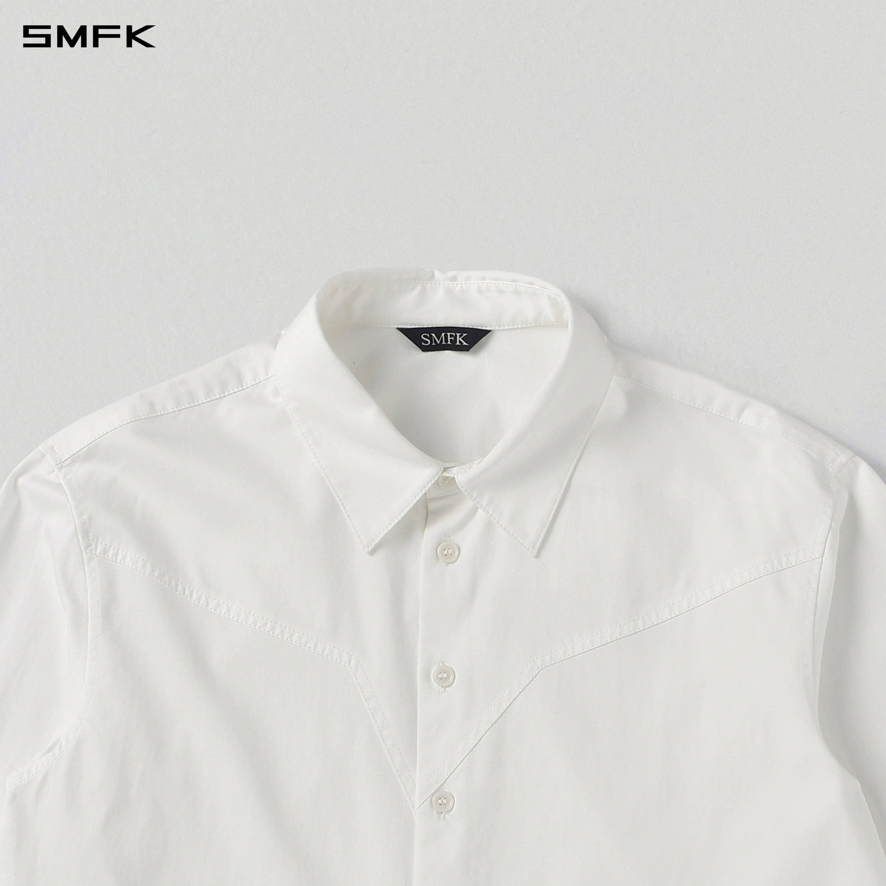 PERMANENT FORMAL SHIRT/COMBED COOTTON/U CLOUD WHITE