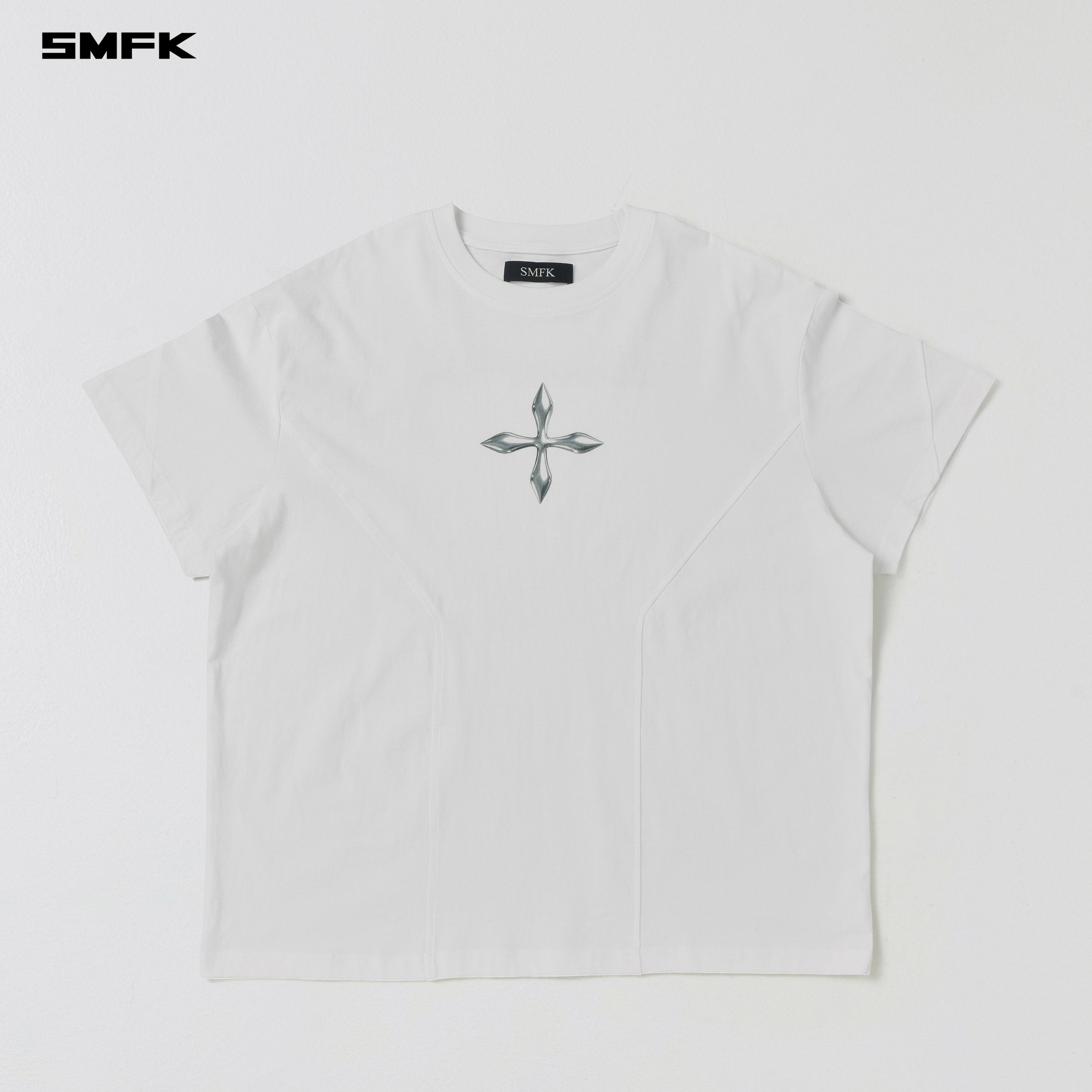 FUTURE REFLECTION LOOSE TEE/COTTON CLOUD WHITE
