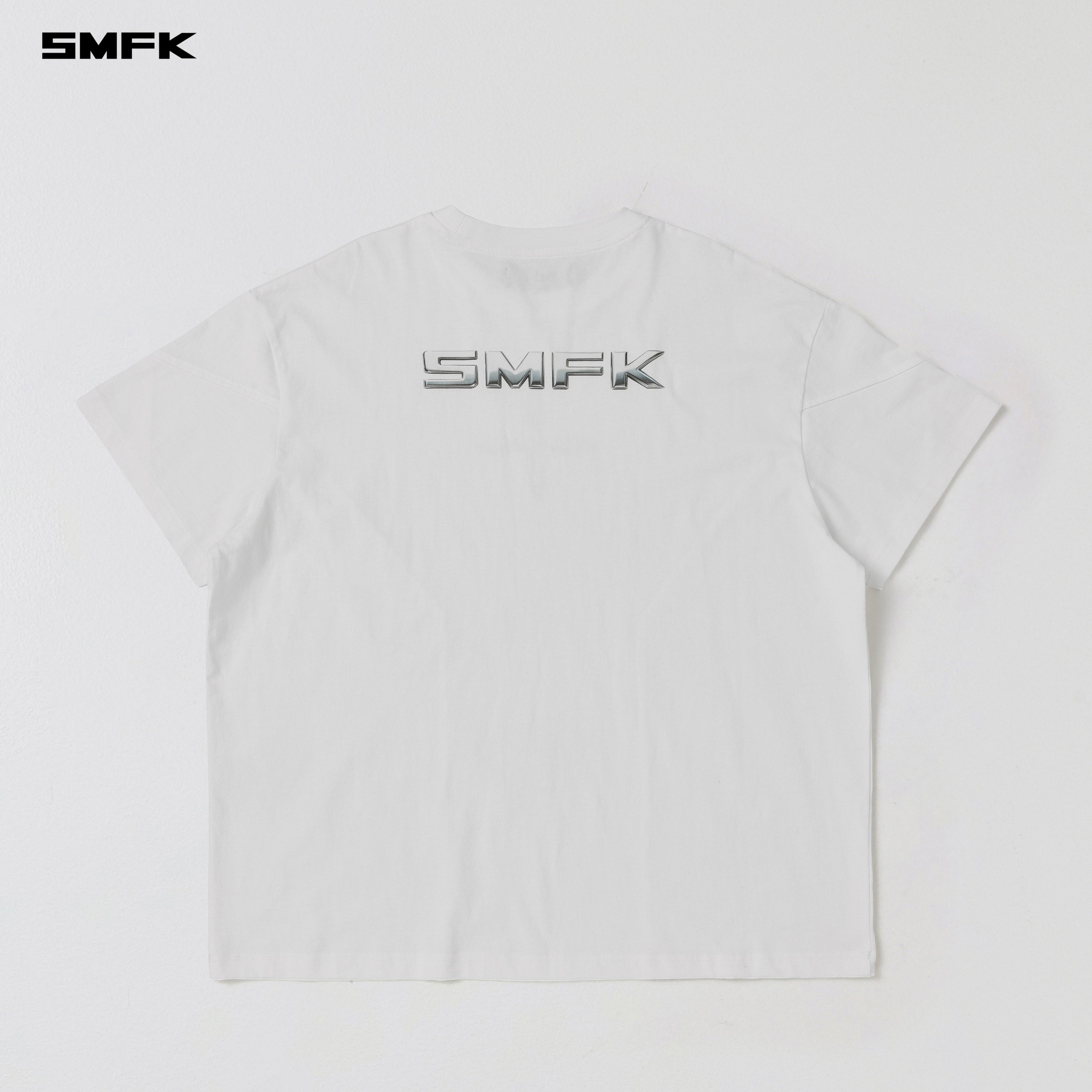 FUTURE REFLECTION LOOSE TEE/COTTON CLOUD WHITE