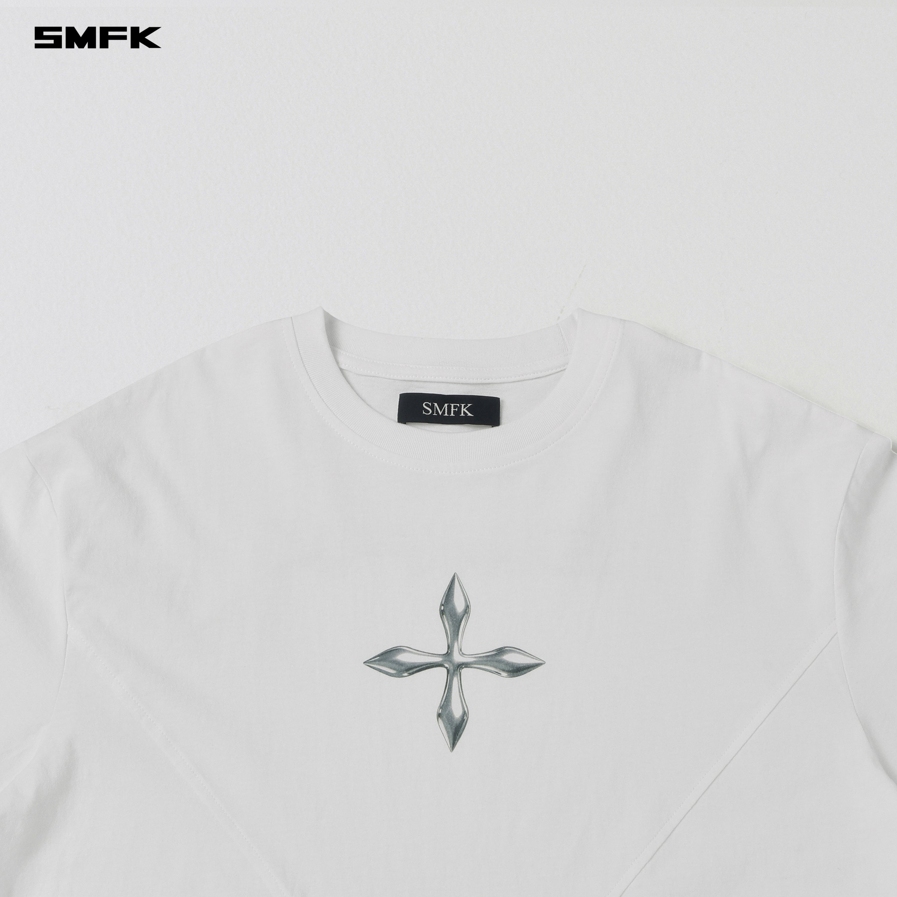 FUTURE REFLECTION LOOSE TEE/COTTON CLOUD WHITE