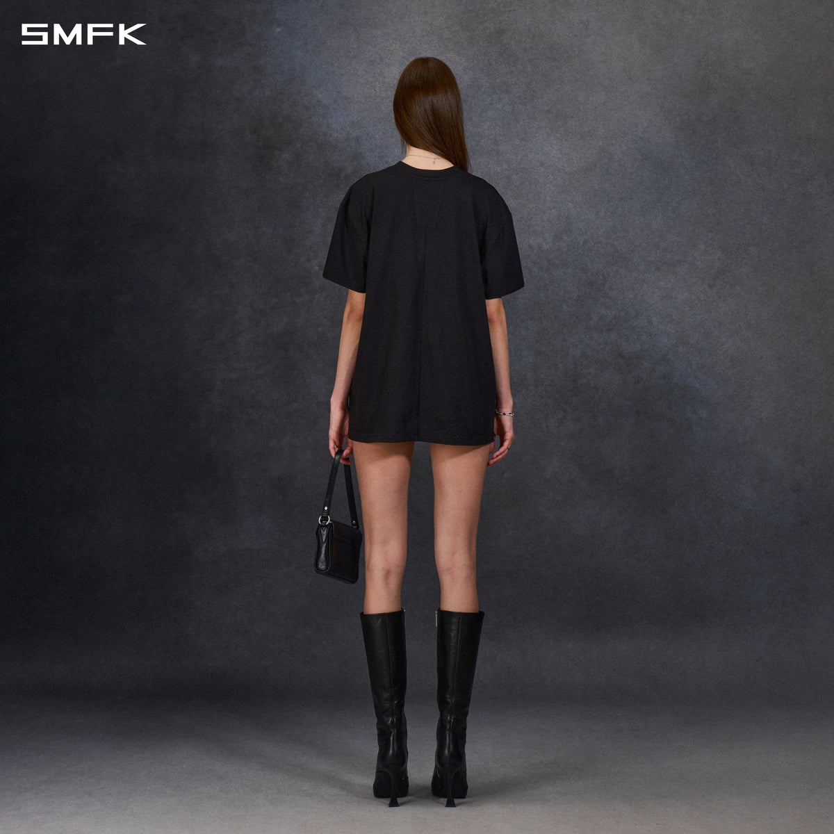 FUTURE REFLECTION REGULAR FIT TEE/LONG- STAPLE COTTON/U WILD BLACK