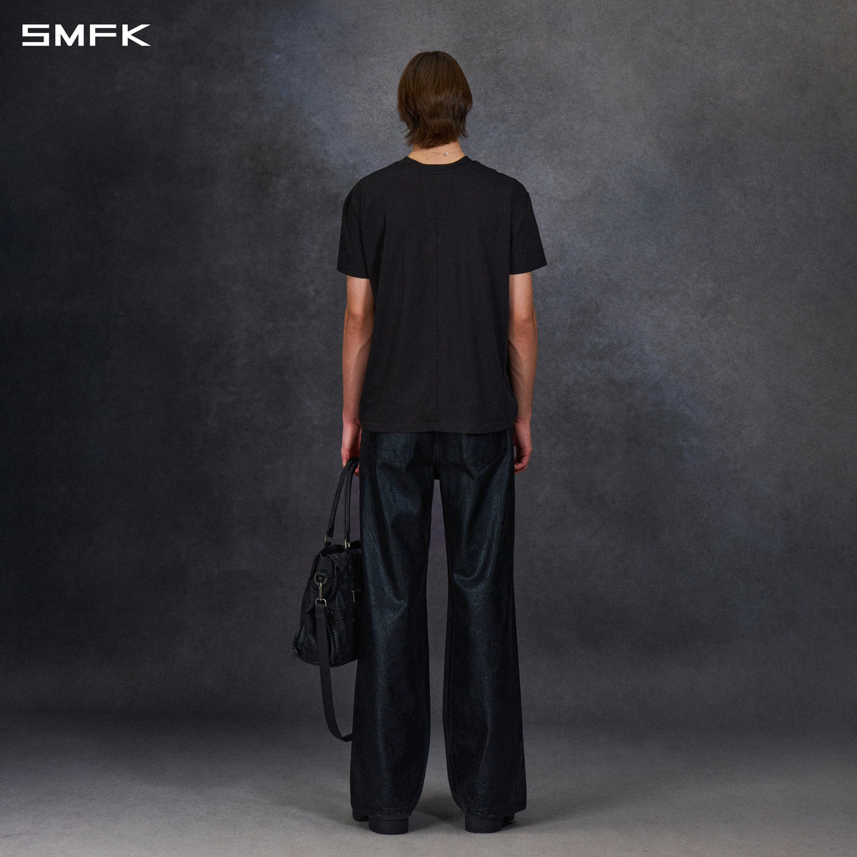 FUTURE REFLECTION REGULAR FIT TEE/LONG- STAPLE COTTON/U WILD BLACK