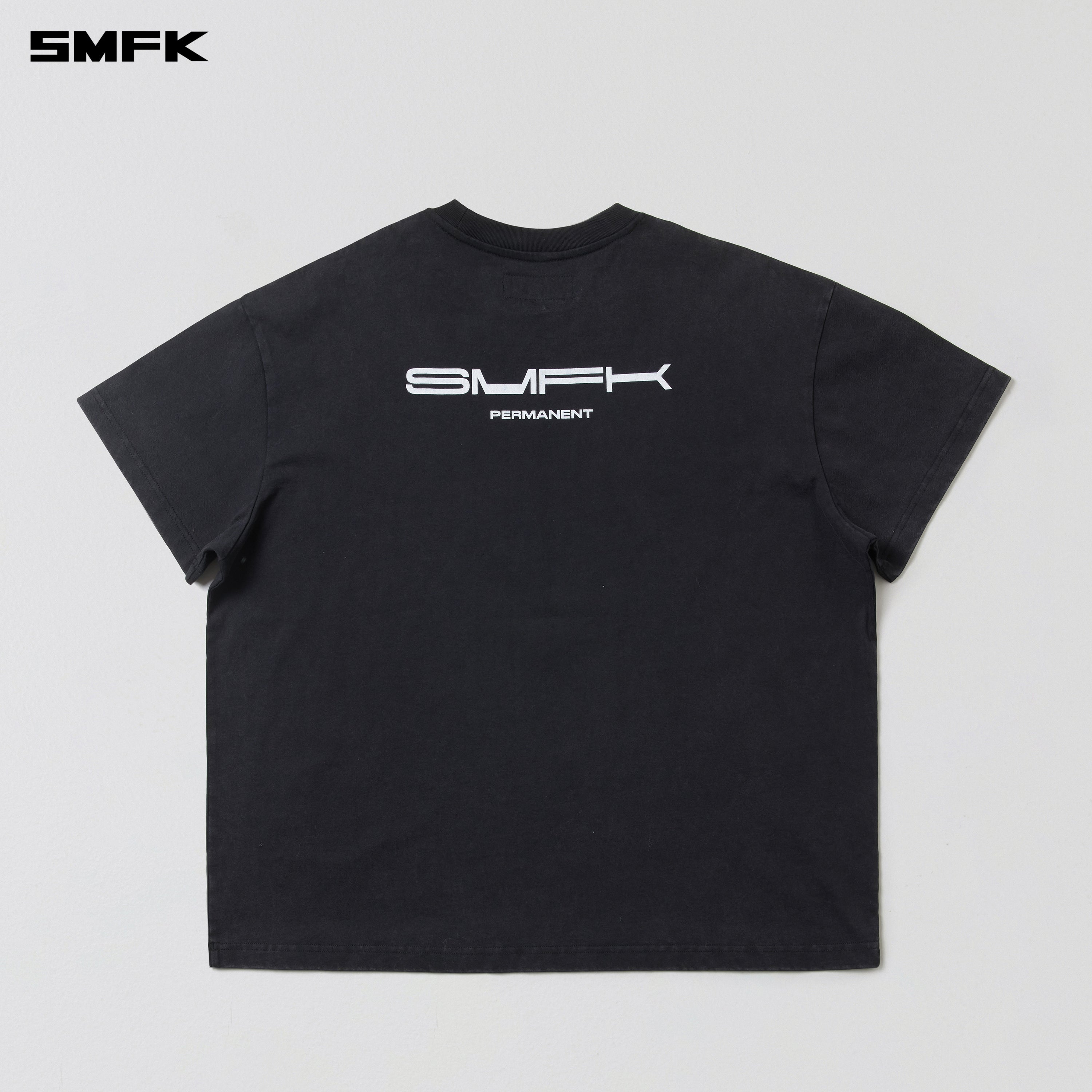 COMPASS MODE MASSIVE TEE-PERMANENT/COTTON WILD BLACK