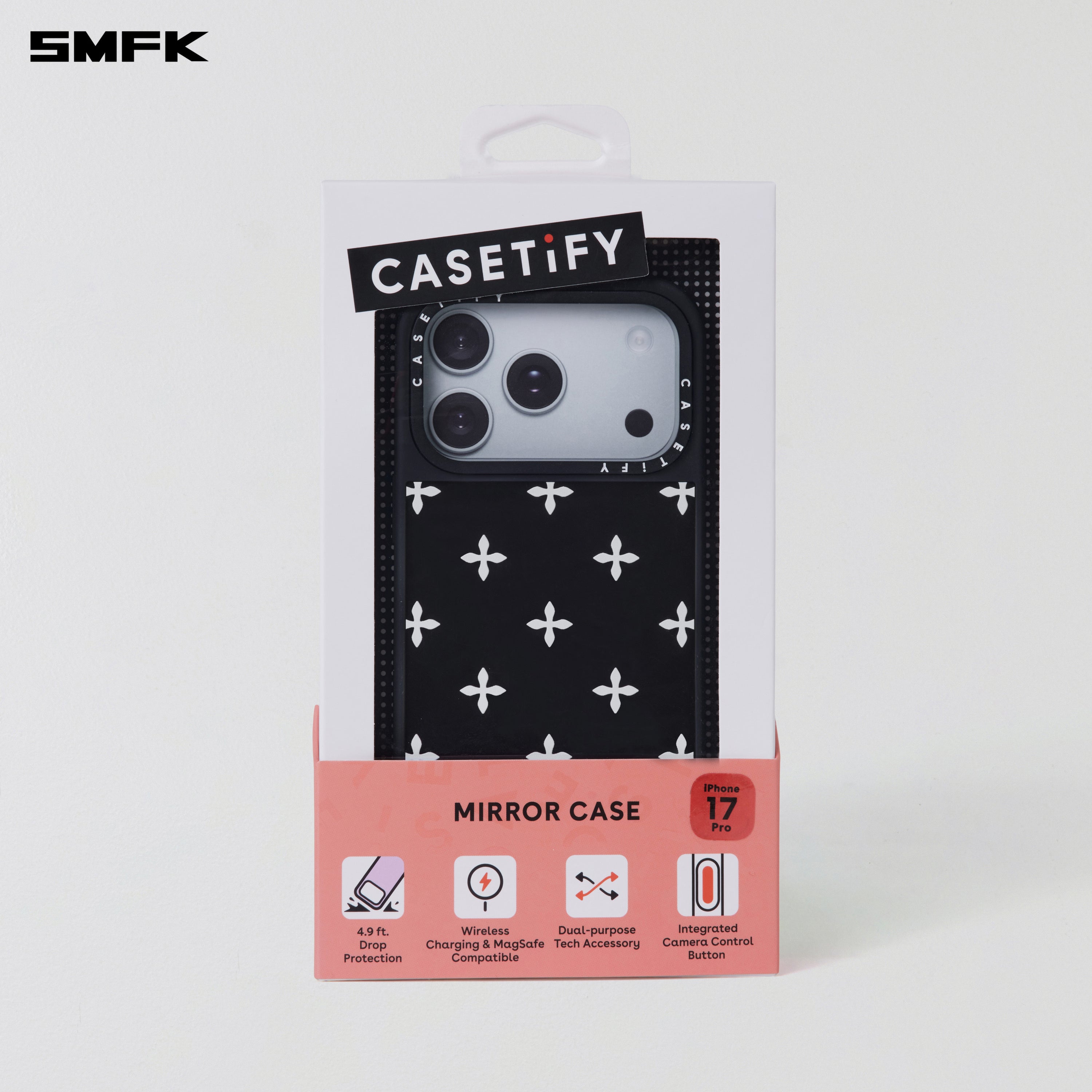 SMFK X CASETiFY COMPASS BLACK GARDEN 17 Pro PHONE CASE