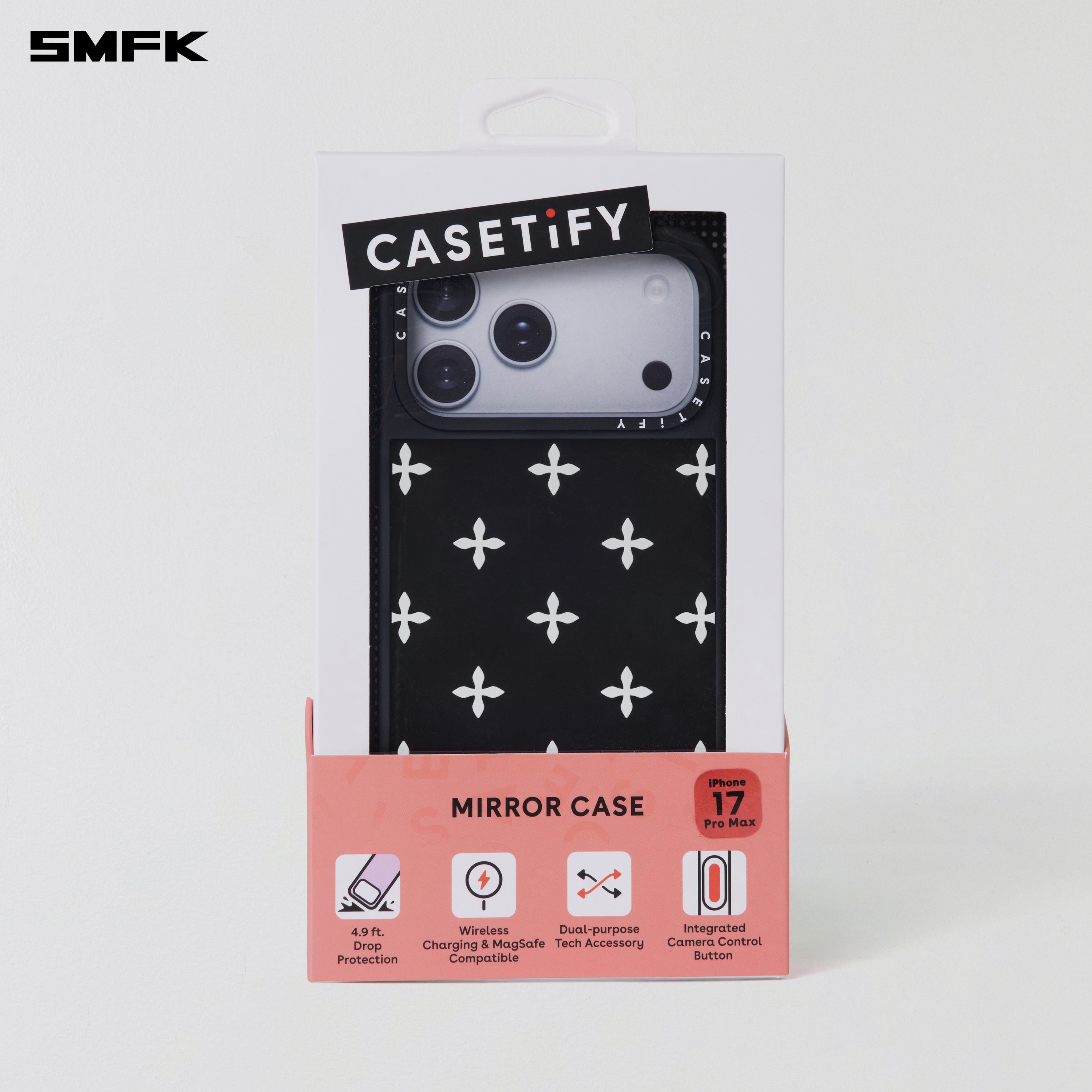 SMFK X CASETiFY COMPASS BLACK GARDEN 17 Pro Max PHONE CASE