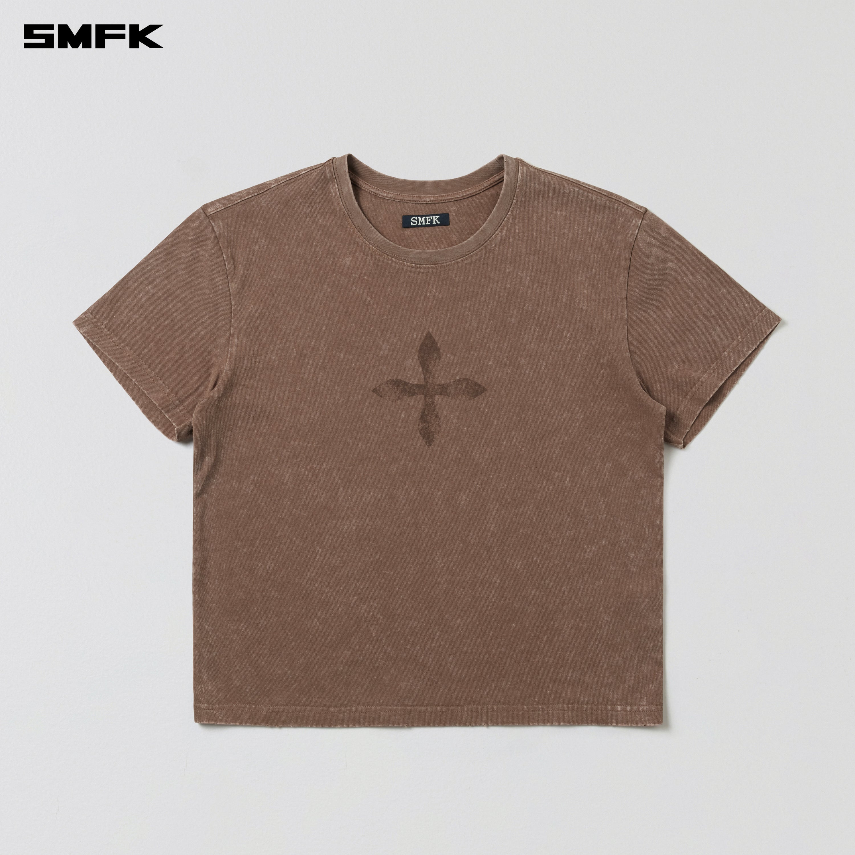 VINTAGE-SAVAGE TEE/STONE WASH VANISH BROWN