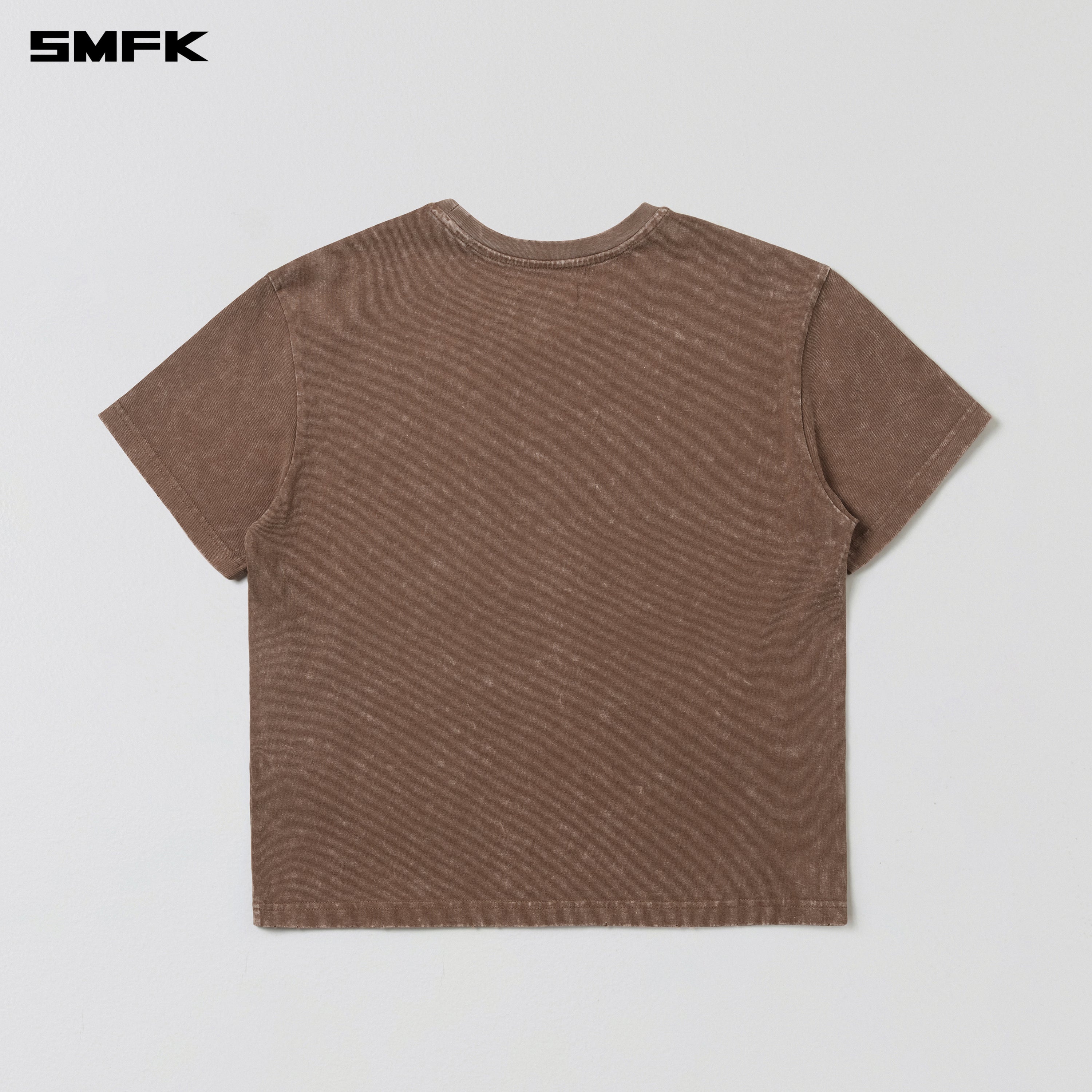 VINTAGE-SAVAGE TEE/STONE WASH VANISH BROWN