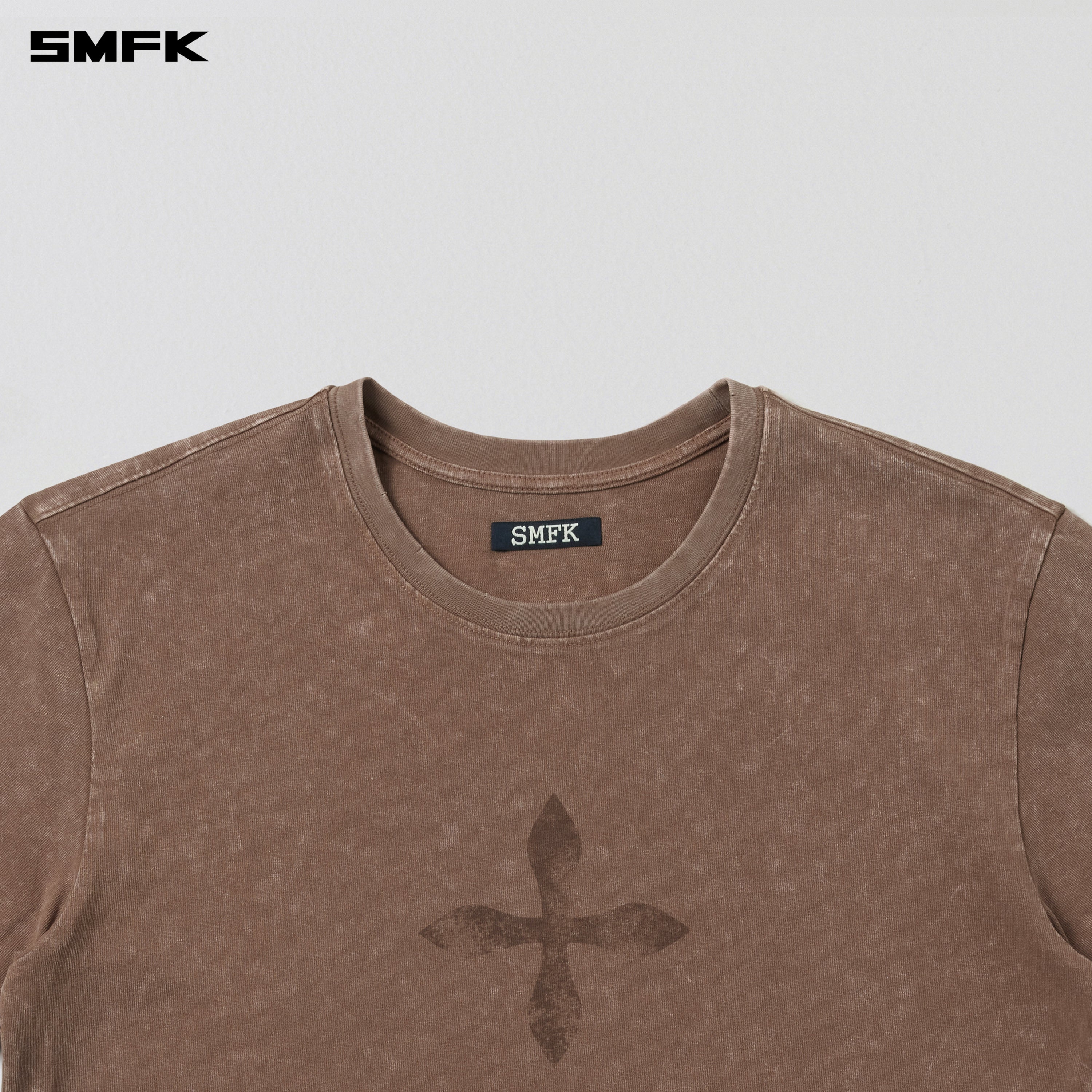 VINTAGE-SAVAGE TEE/STONE WASH VANISH BROWN