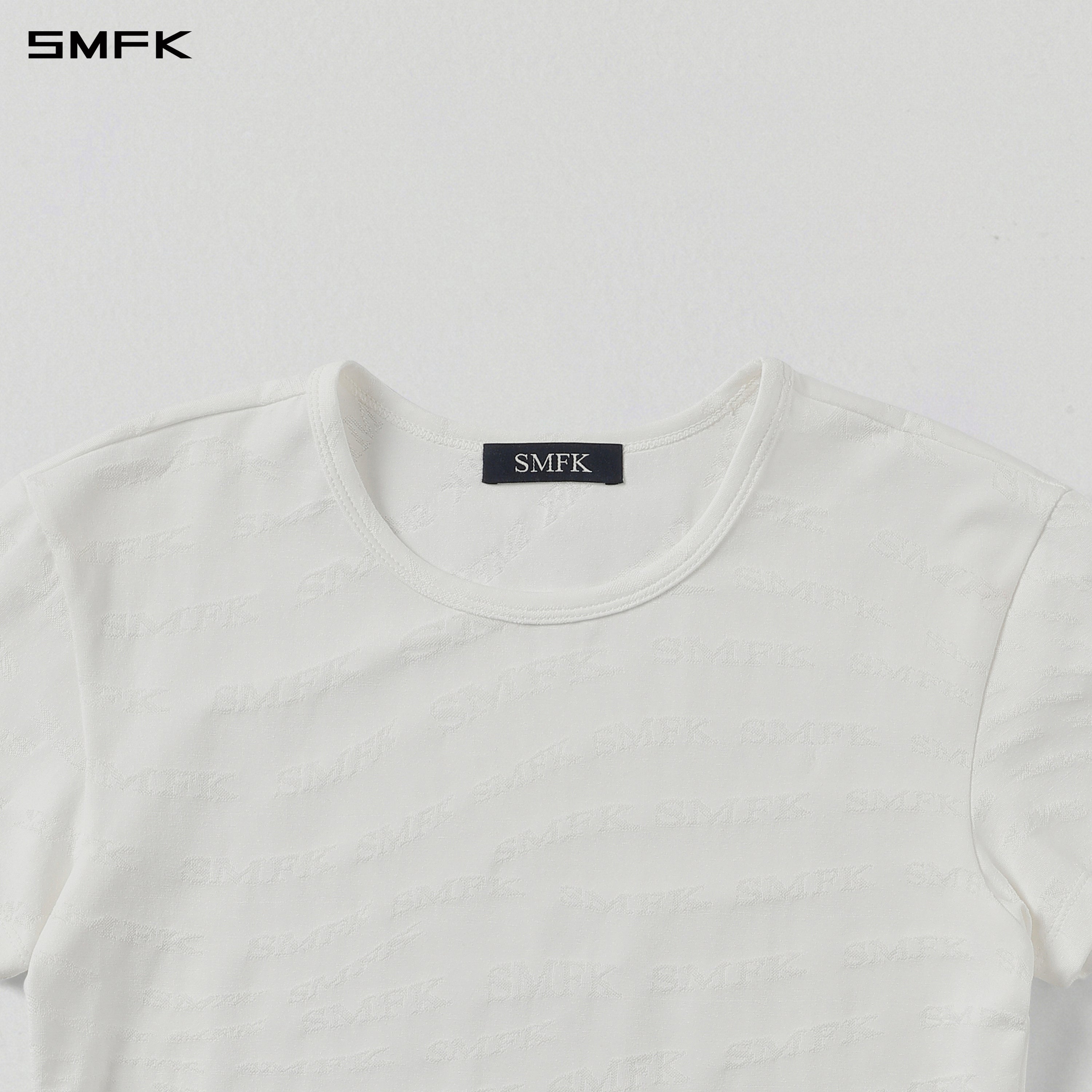 VINTAGE MUSE SLIM TEE/COTTON+NYLON CLOUD WHITE