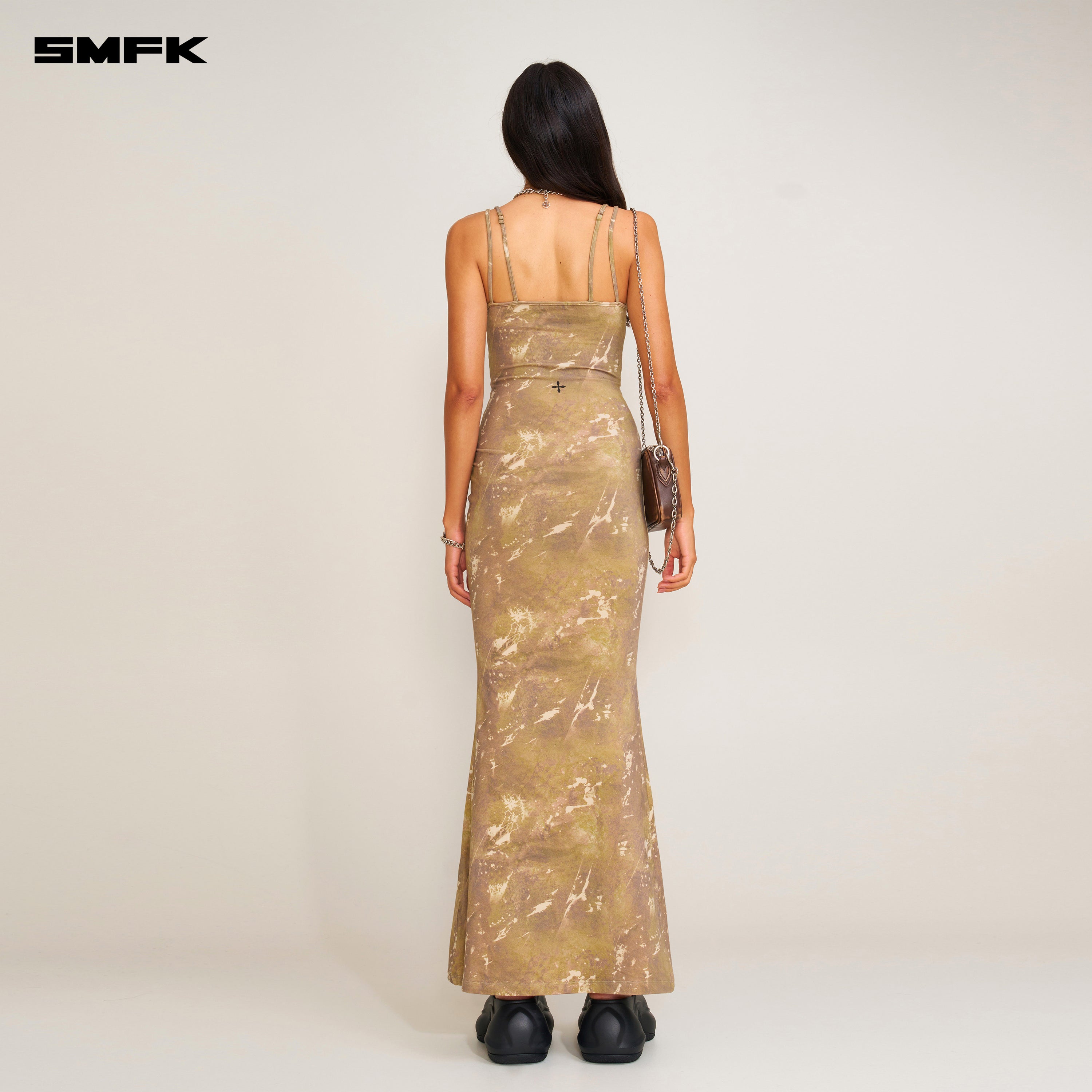 VINTAGE HURRICANE  FADE LONG DRESS HURRICANE  CAMOUFLAGE