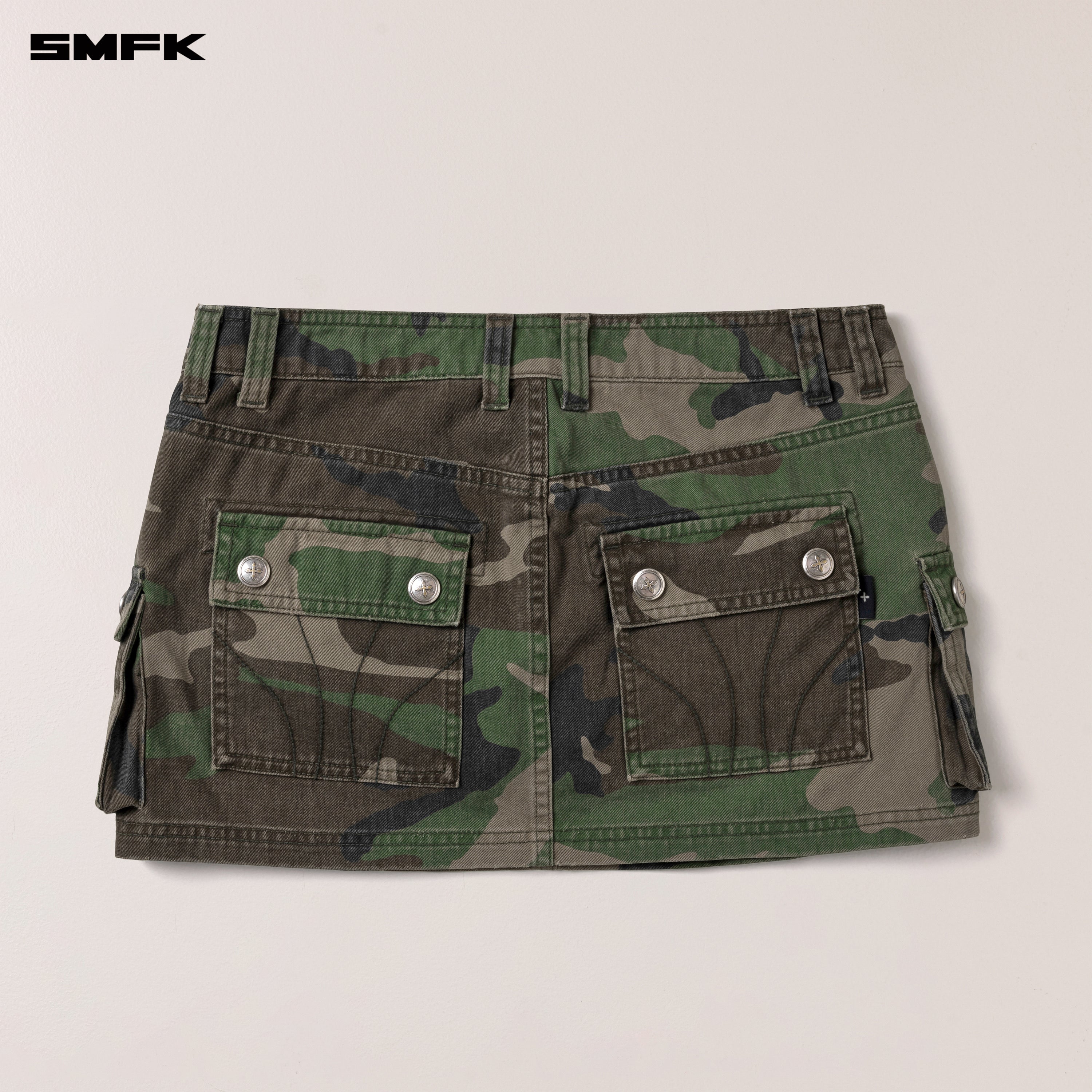 COMPASS WILD ROAD CARGO SKIRT ARMY GREEN CAMOUFLAGE