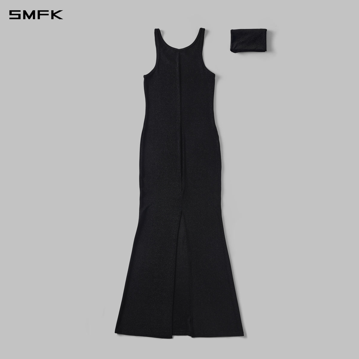 MYTH AEOLUS PHANTOM VEST EVENING DRESS/POLYAMIDE + POLYESTER FILM FIBER STARLIGHT BLACK