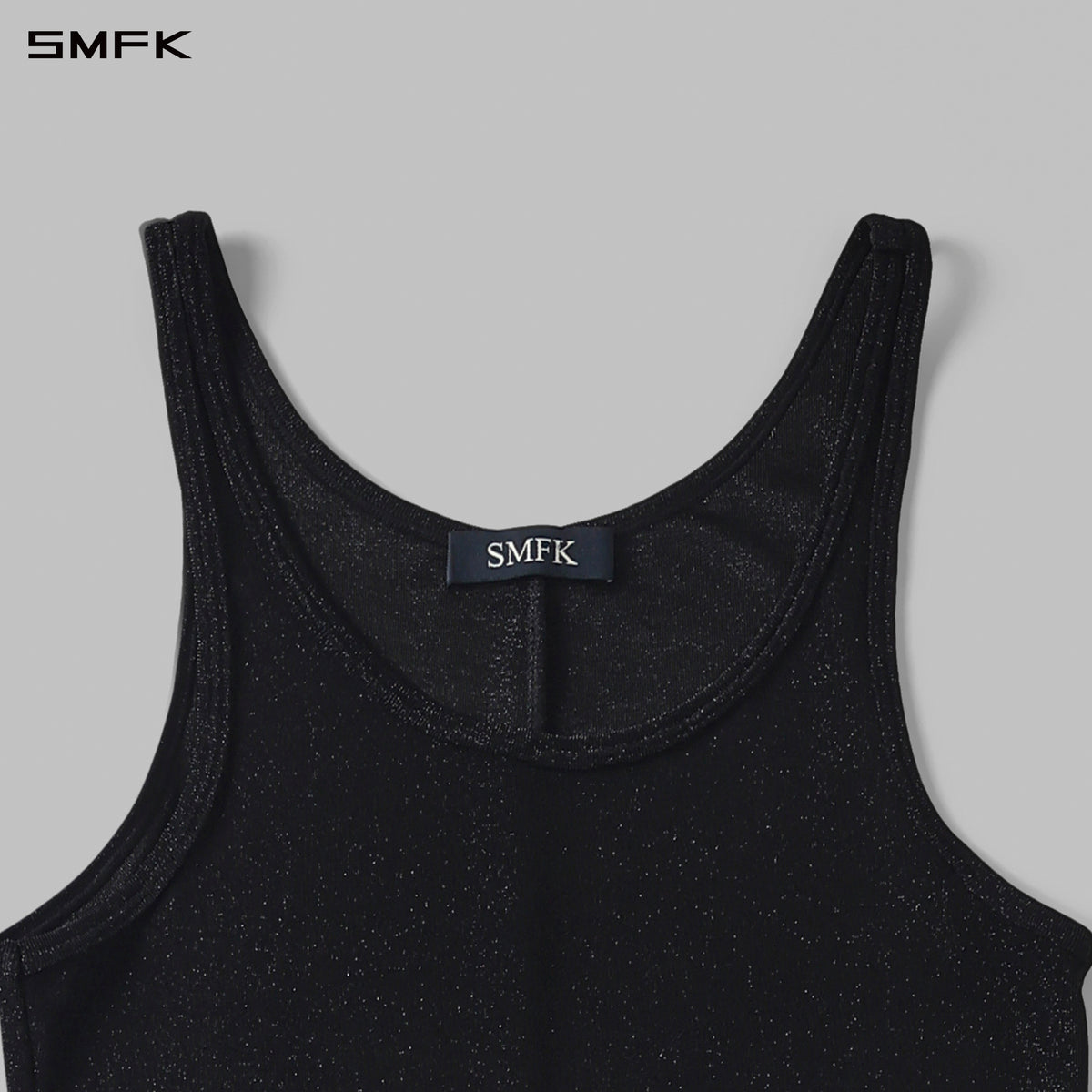 MYTH AEOLUS PHANTOM VEST EVENING DRESS/POLYAMIDE + POLYESTER FILM FIBER STARLIGHT BLACK