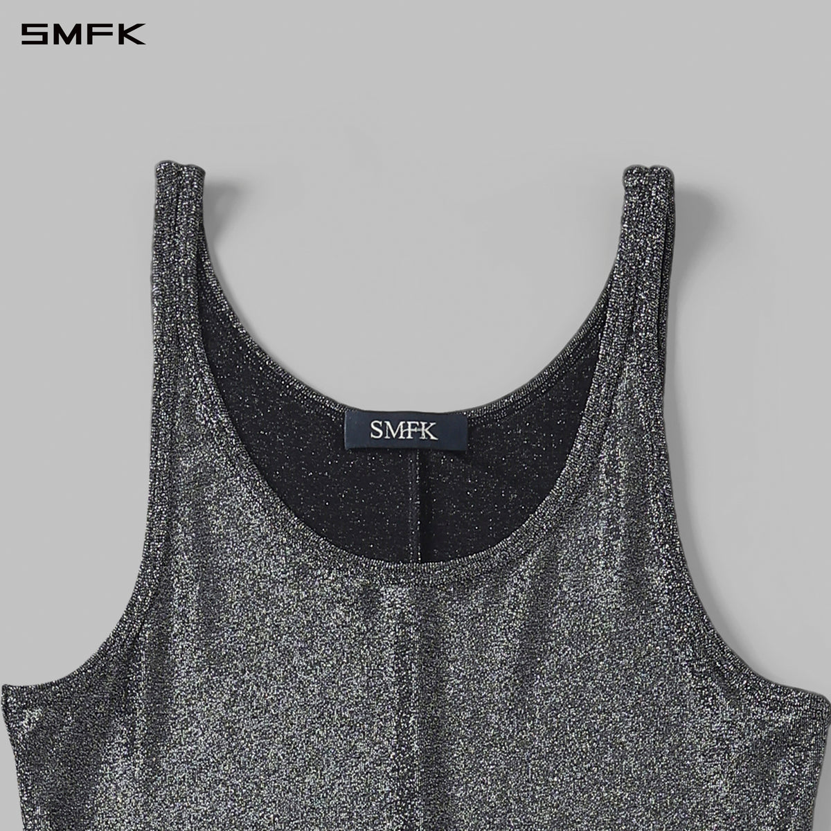 MYTH AEOLUS PHANTOM VEST EVENING DRESS/POLYAMIDE + POLYESTER FILM FIBER STARLIGHT SILVER