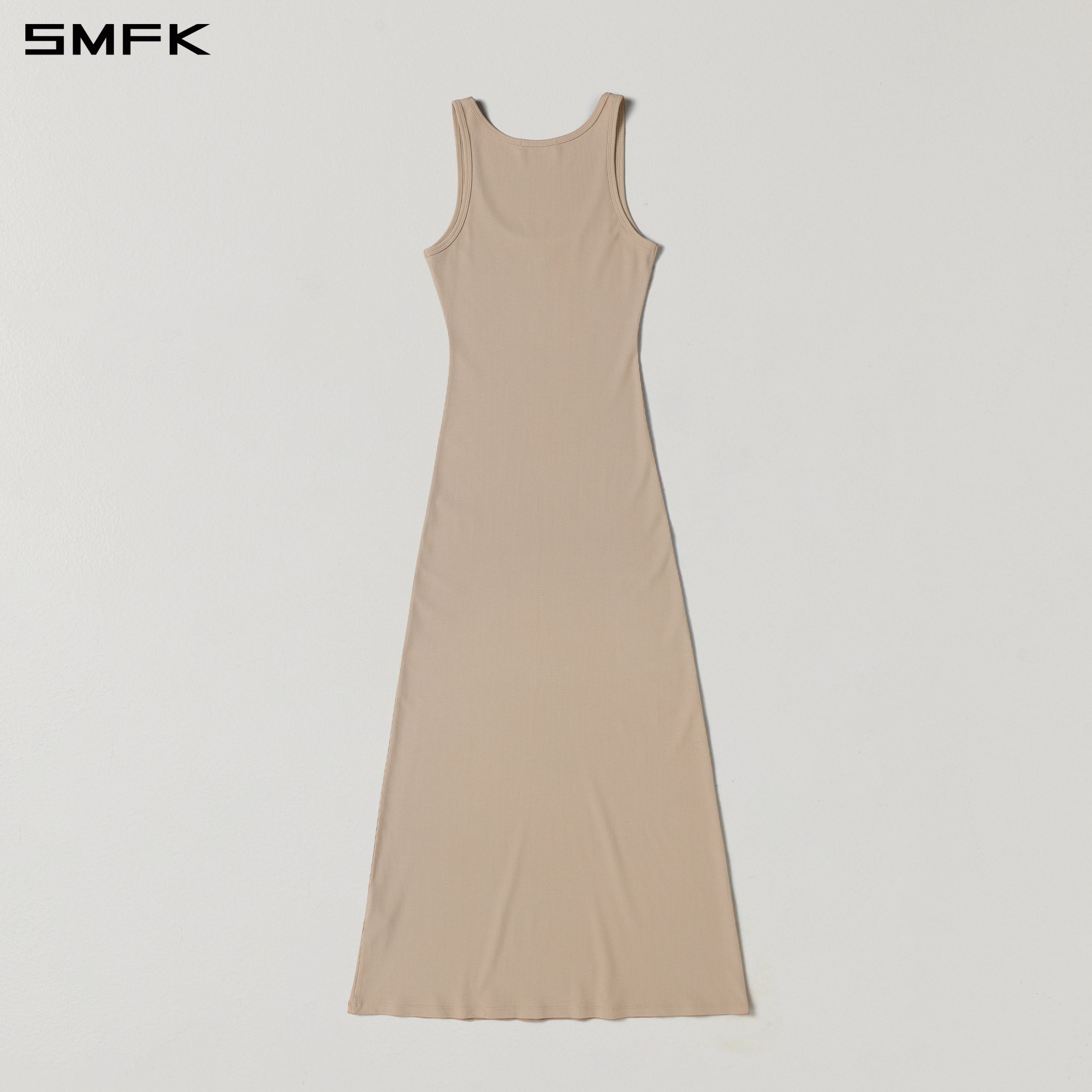 VINTAGE NOMADIC SILK TANK LONG DRESS/SILK+COTTON FRESH SKIN