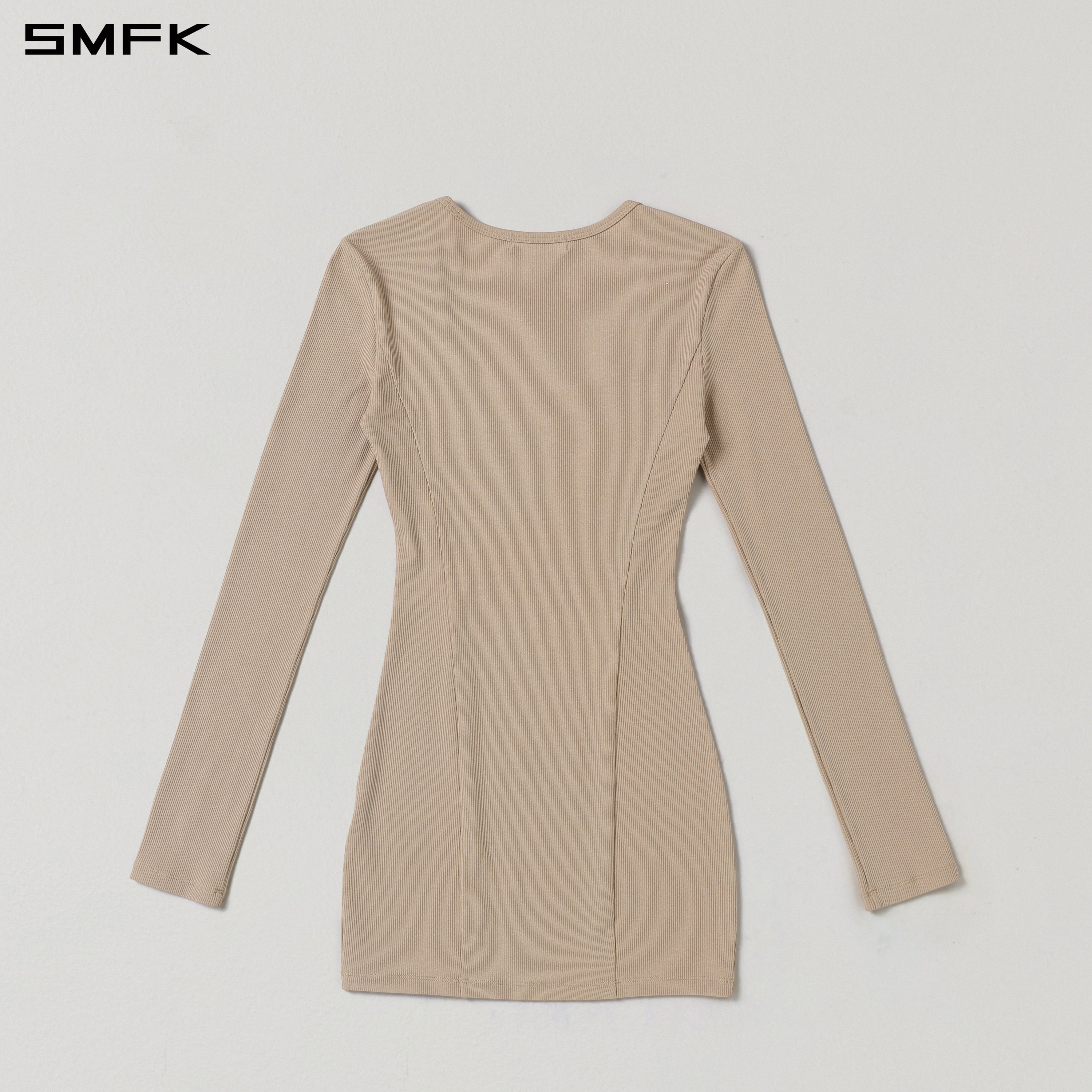 VINTAGE NOMADIC SILK SHORT DRESS/SILK+COTTON FRESH SKIN