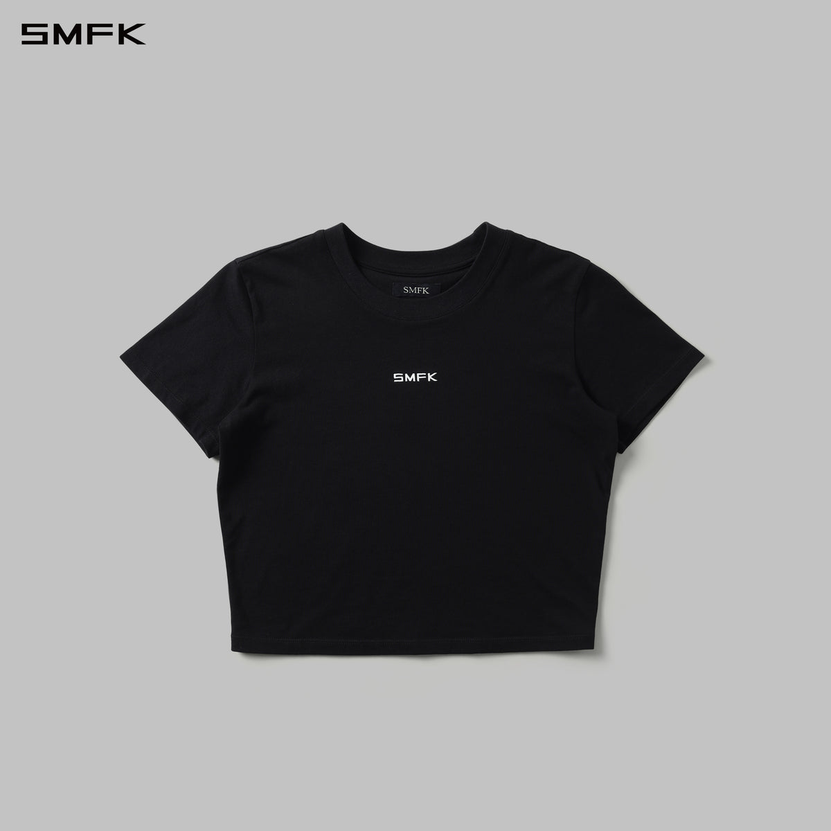 PERMANENT SLIM LETTER T-SHIRT/COMBED COTTON/W WILD BLACK