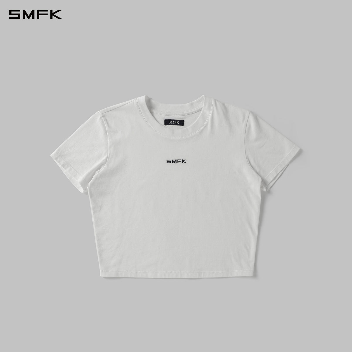 PERMANENT SLIM LETTER T-SHIRT/COMBED COTTON/W CLOUD WHITE